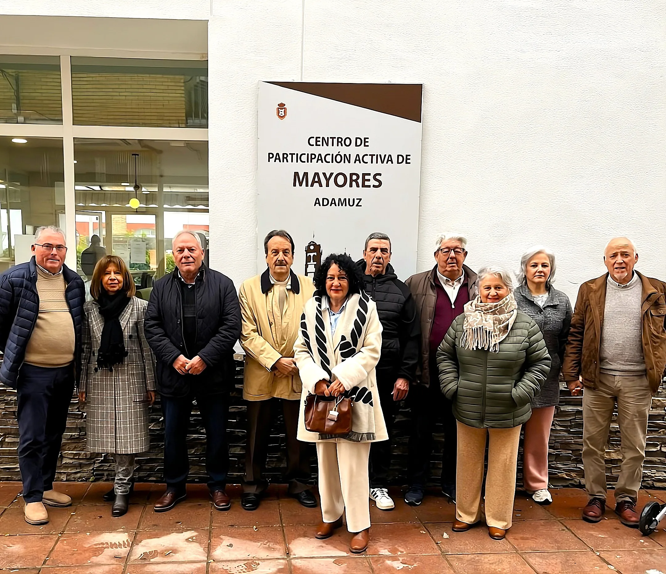 La nueva junta directiva del Centro de Participación Activa de Adamuz