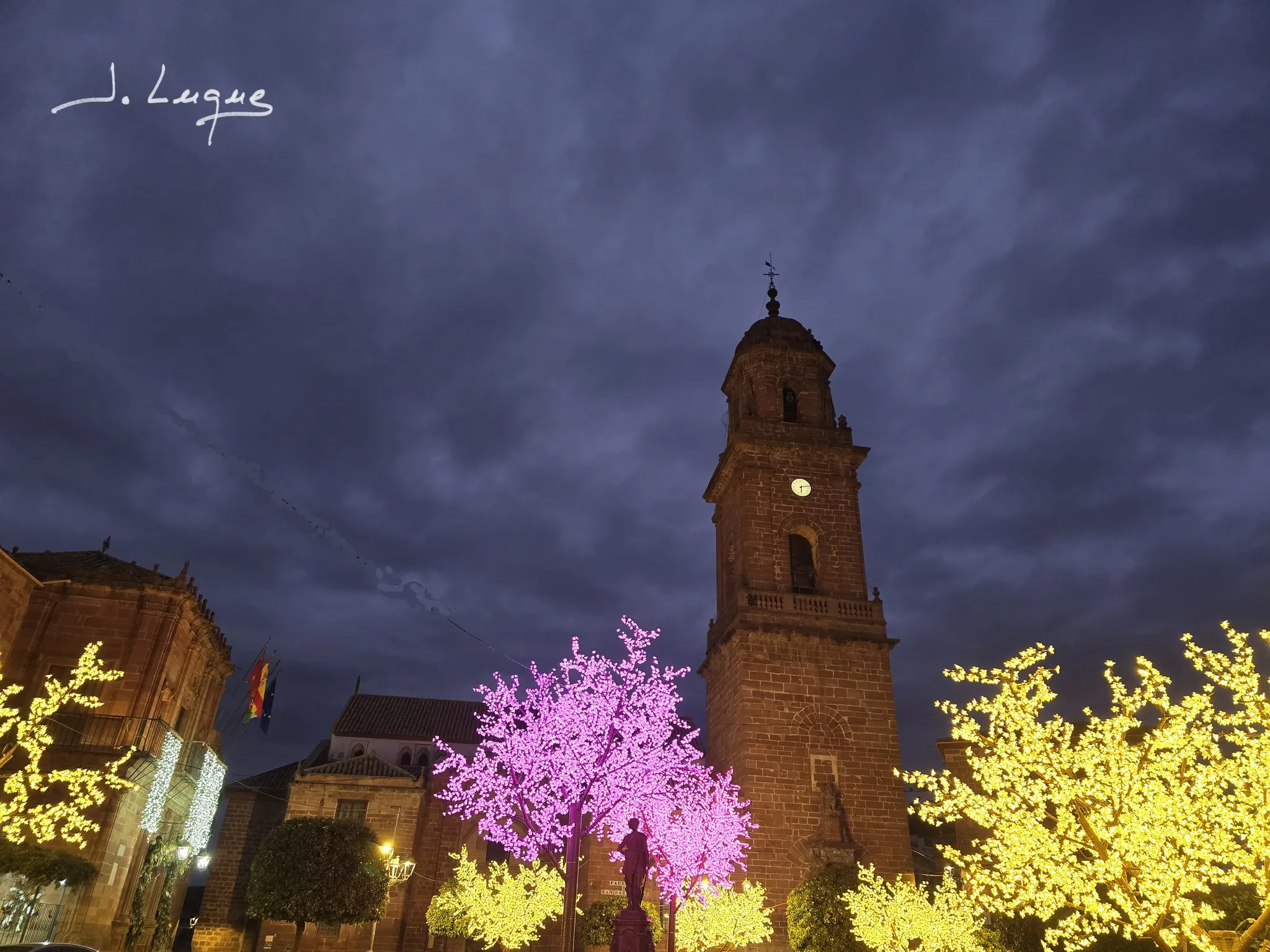 La plaza de España de Montoro será epicentro de las campanadas en Andalucía. Foto: J. Luque