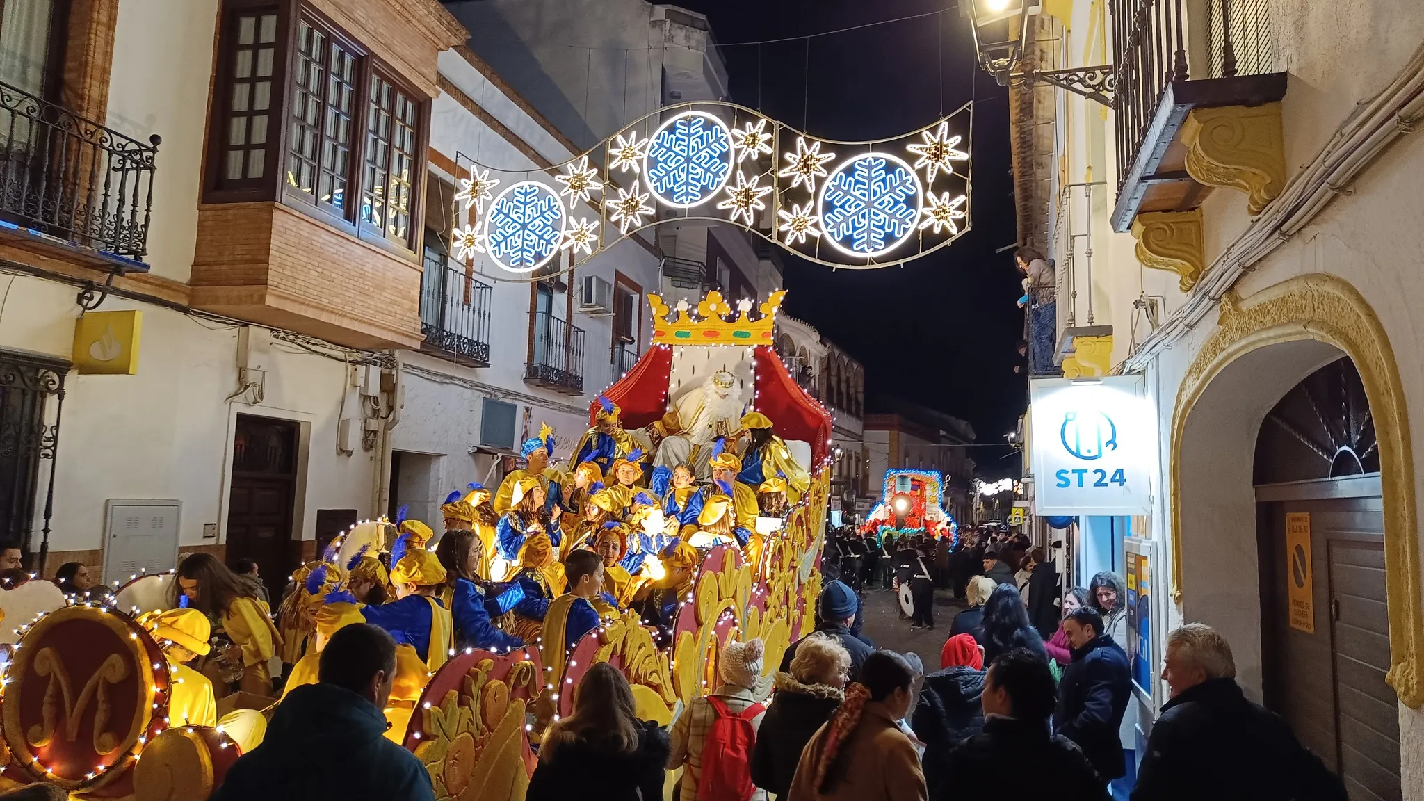 Cabalgata de Reyes el año anterior en Villa del Río