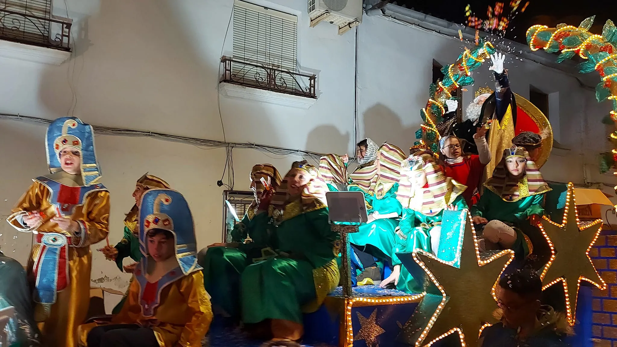 Cabalgata de Reyes el año anterior en Lopera