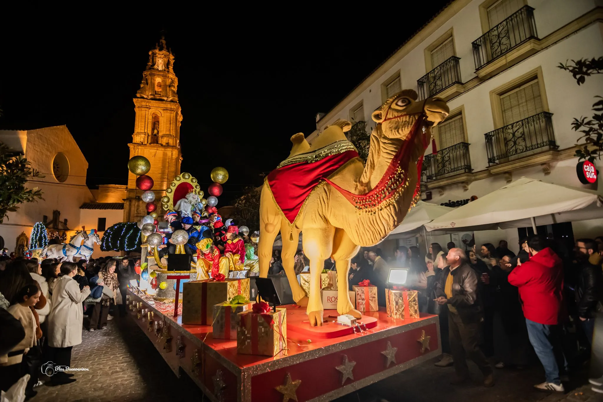 Cabalgata de Reyes el año anterior en Bujalance. Foto: Blas Buenosvinos