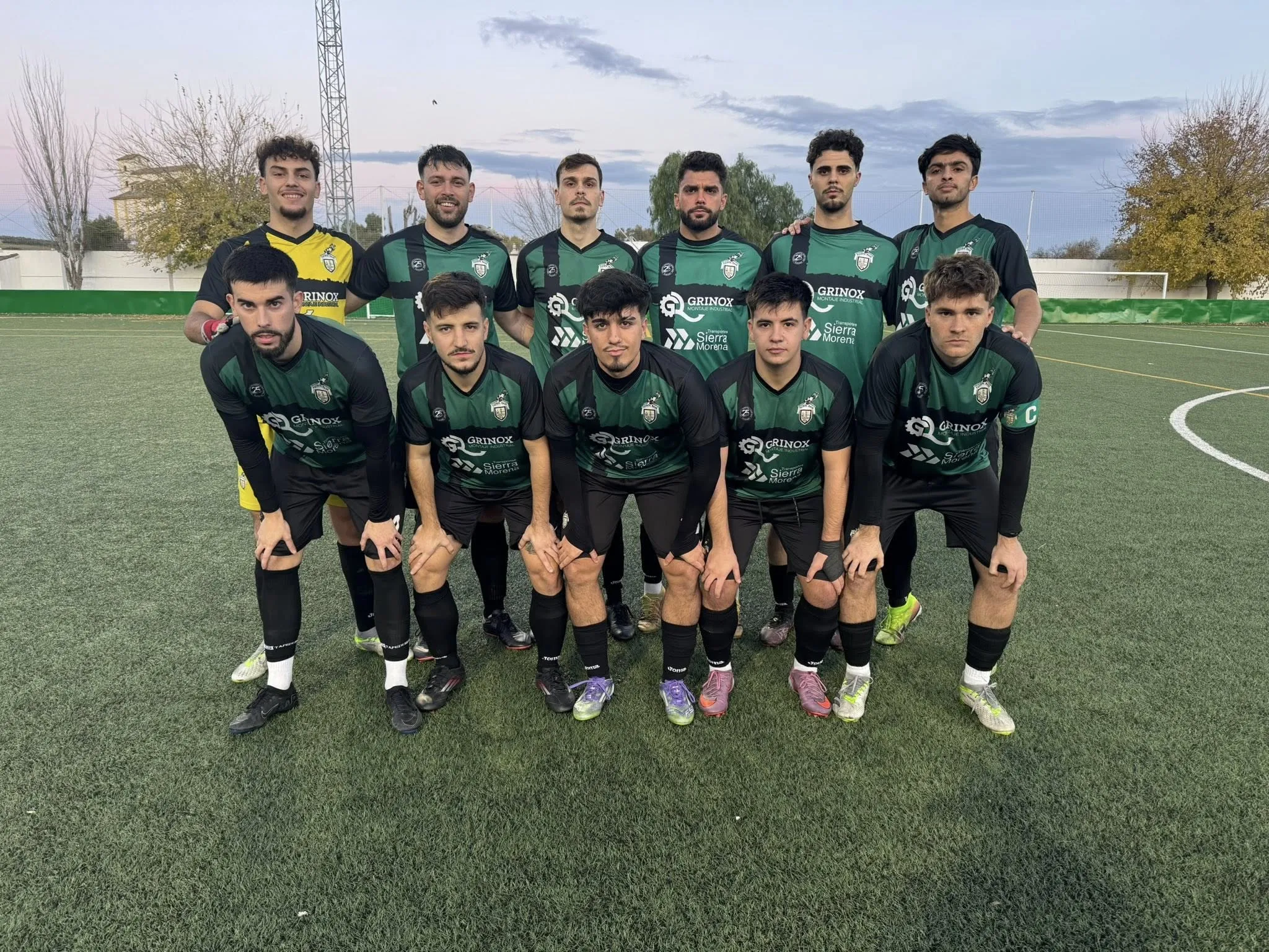 Formación inicial del A.D.F.B. Bujalance en su último duelo en casa Formación inicial del A.D.F.B. Bujalance en su último duelo en casa