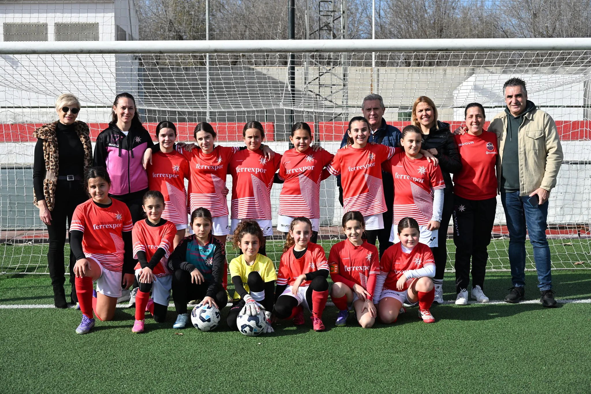 Equipo Femenino Alevin de Villa del Río. Foto: Lucía Molleja