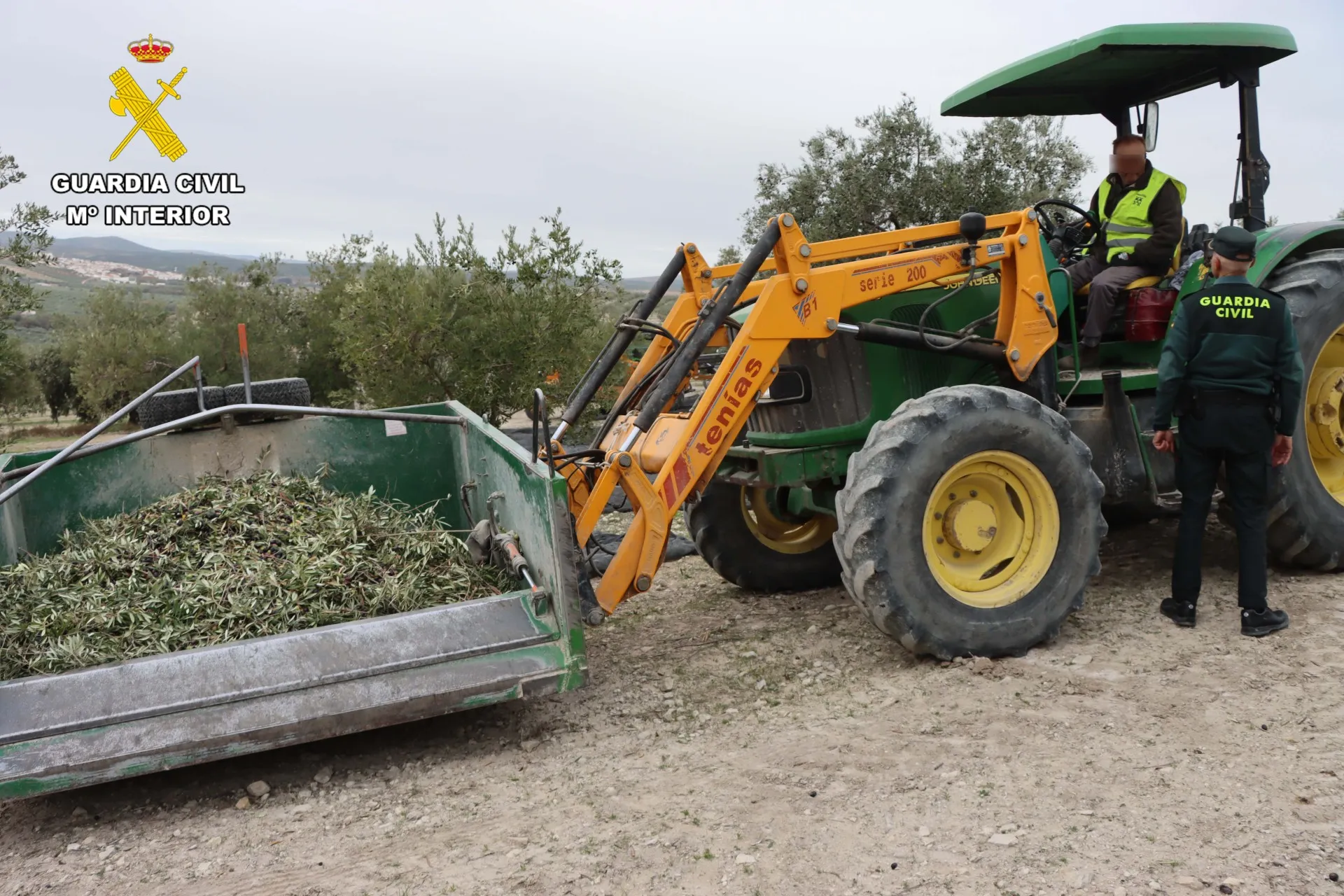 Un agente de la Guardia Civil durante la campaña de inspección del año pasado. Foto: Guardia Civil