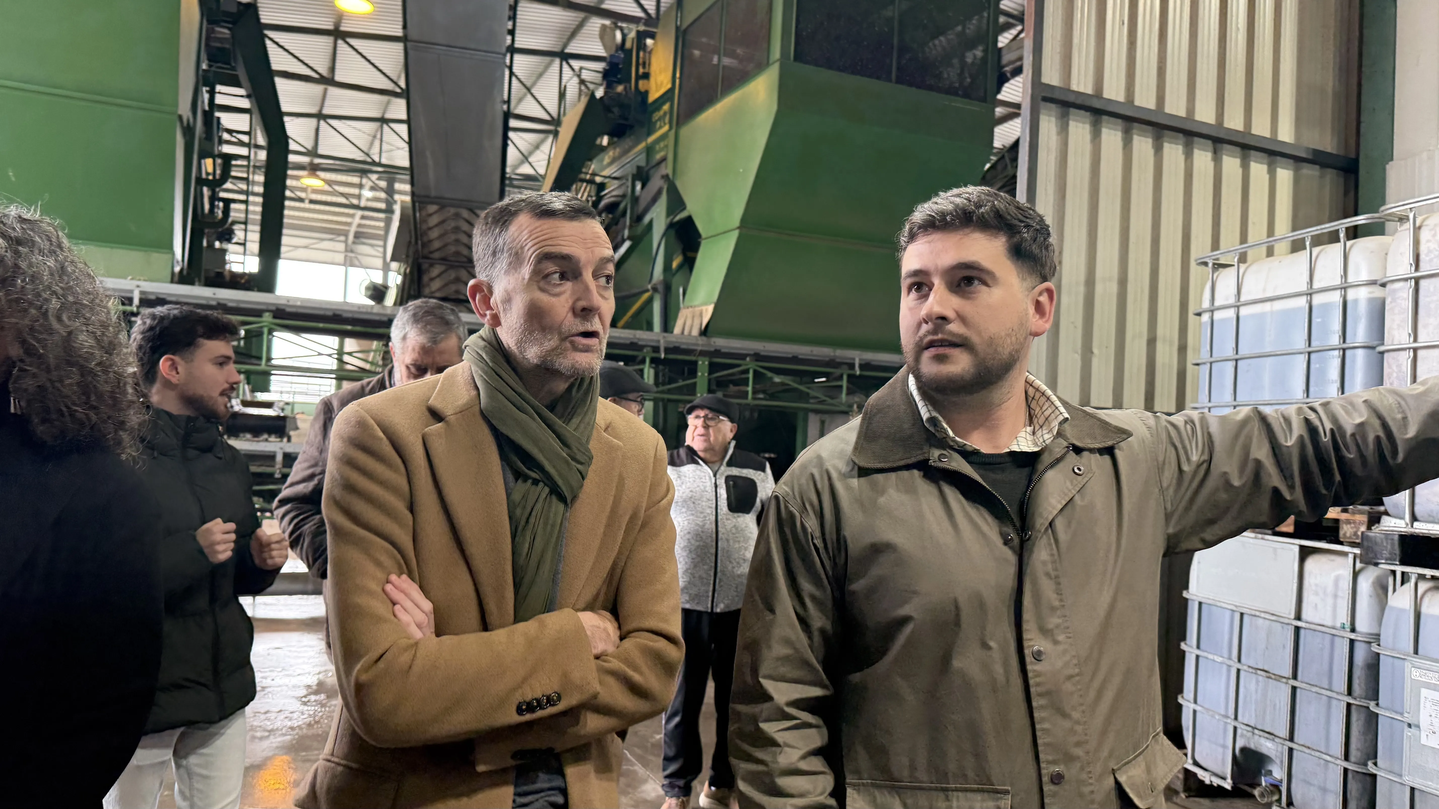 Visita de Antonio Maíllo a Villa del Río