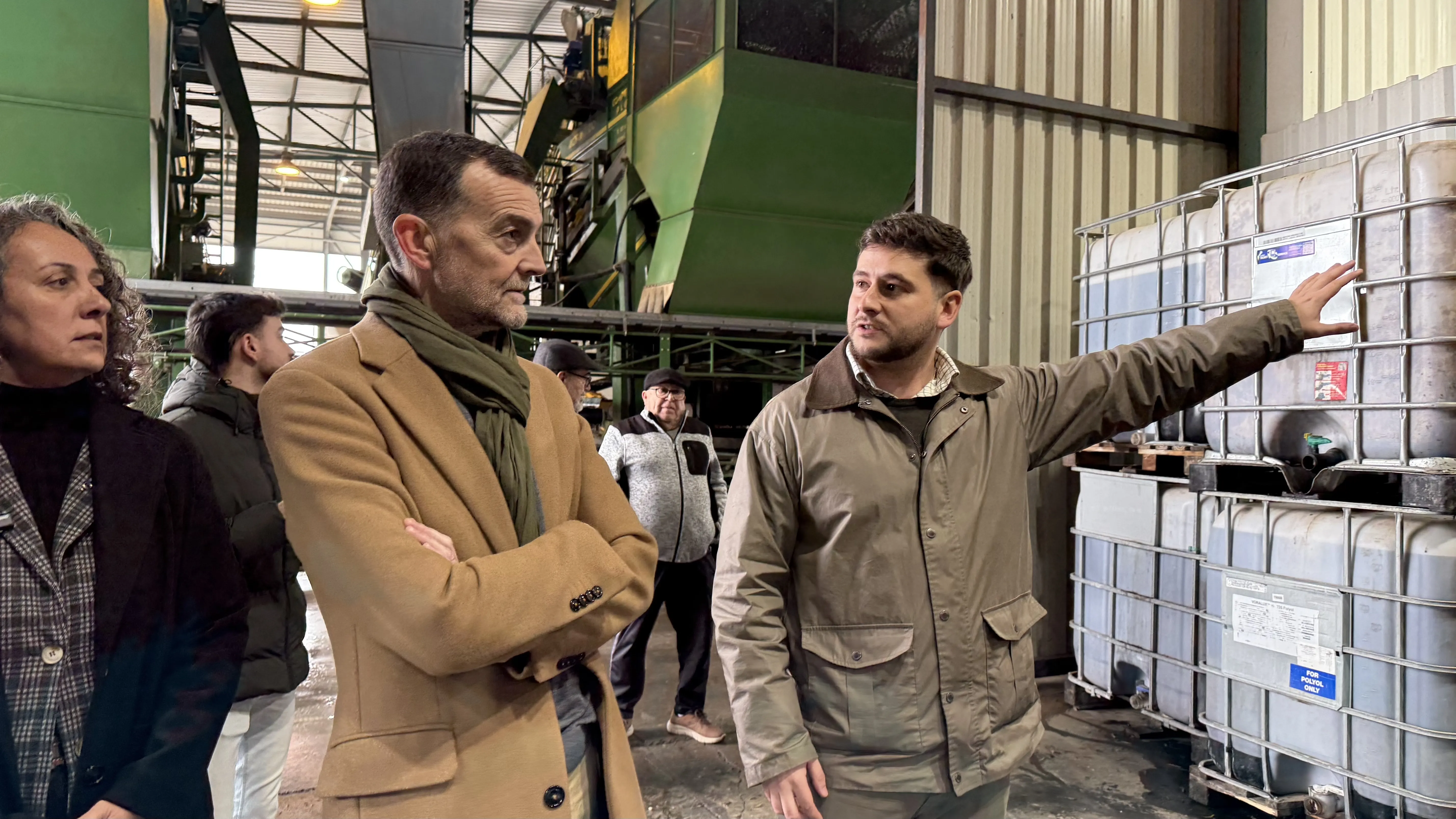 Visita de Antonio Maíllo a Villa del Río