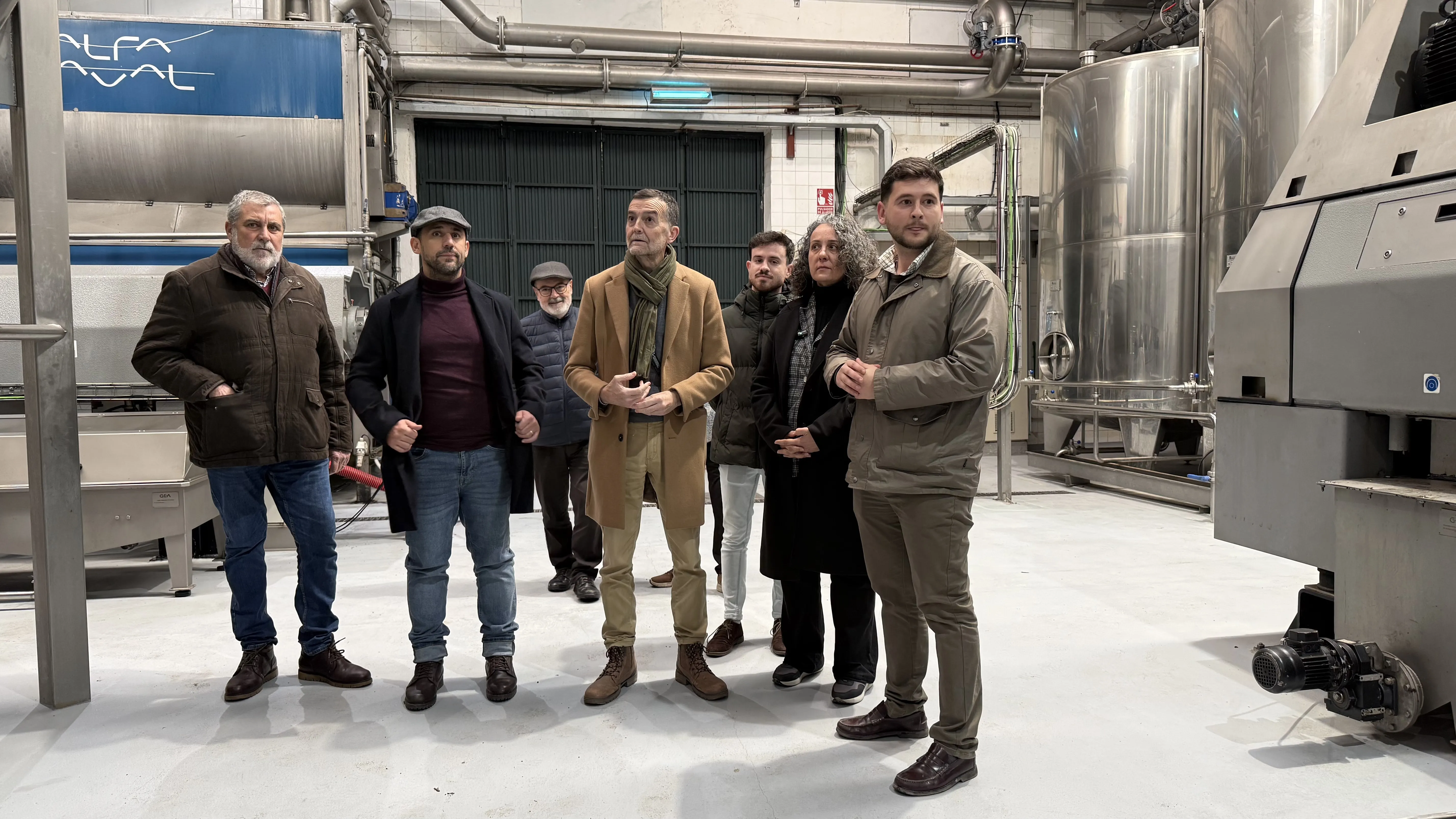 Visita de Antonio Maíllo a Villa del Río