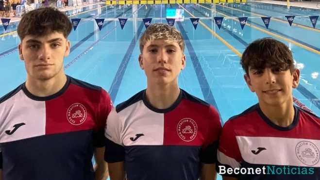 Pedro Javier junto a sus compañeros. Foto: CN Villarrense