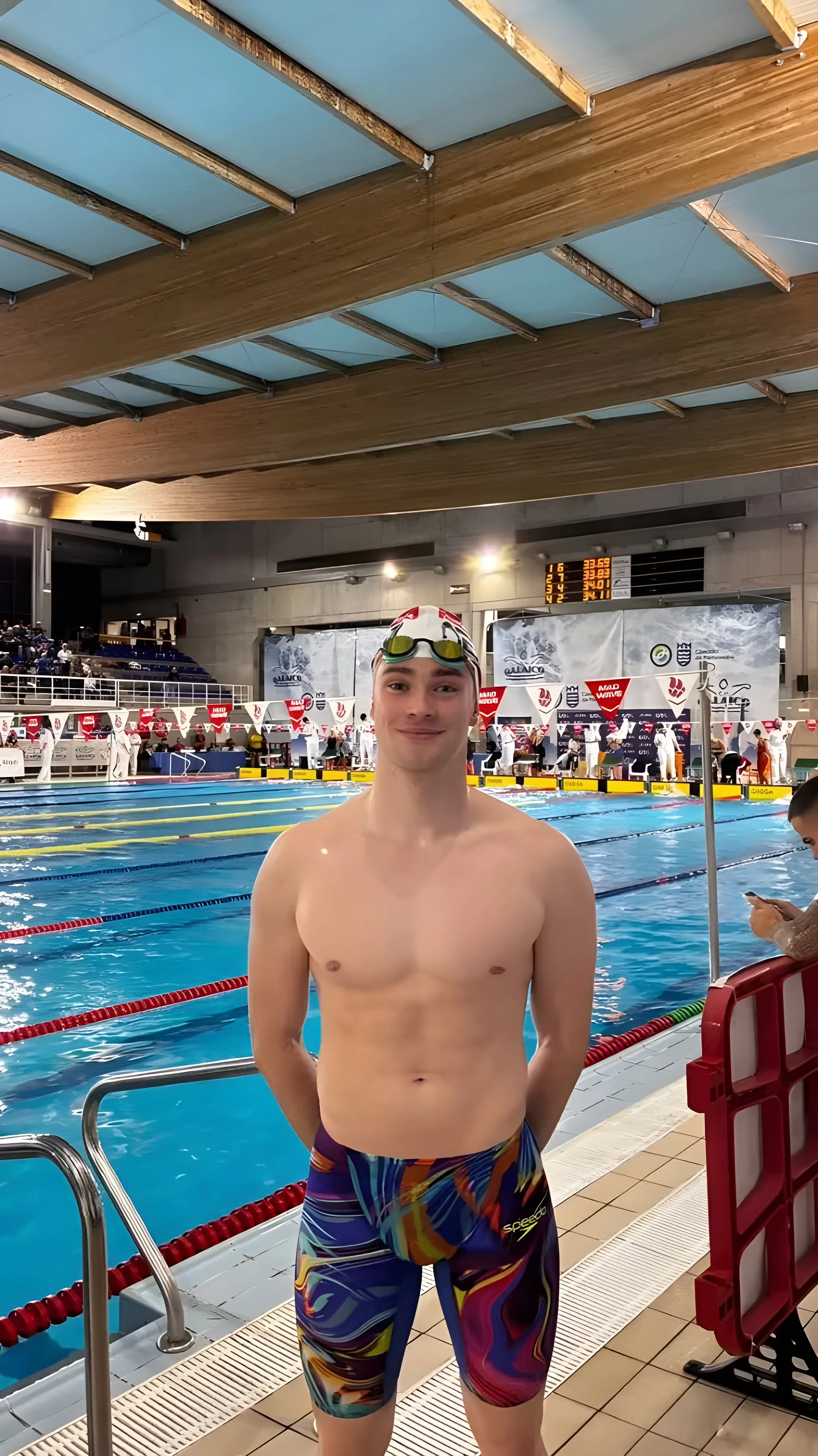 David Mudarra en una competición con su club. Foto: CN Navial