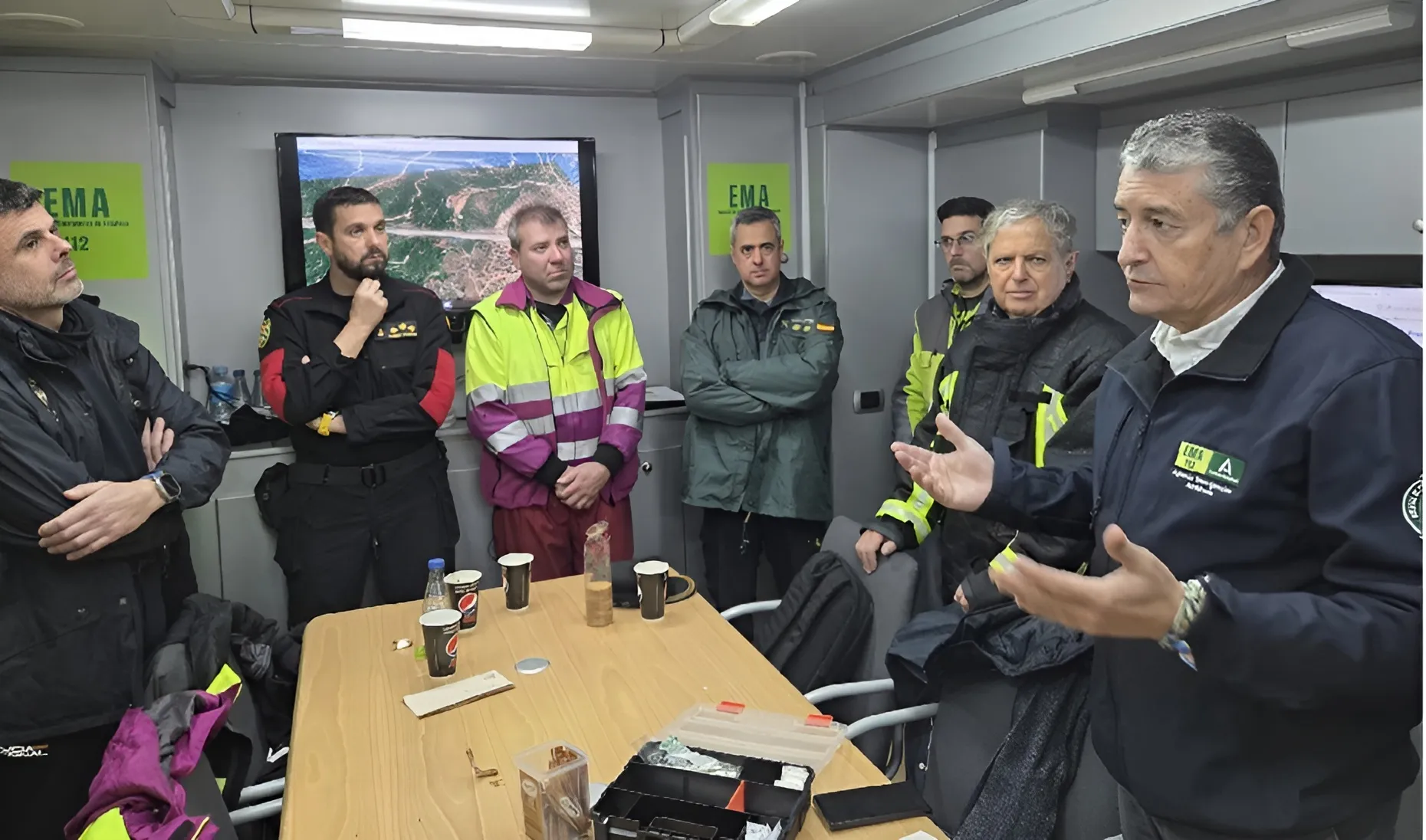 El consejero Antonio Sanz en el PMA.