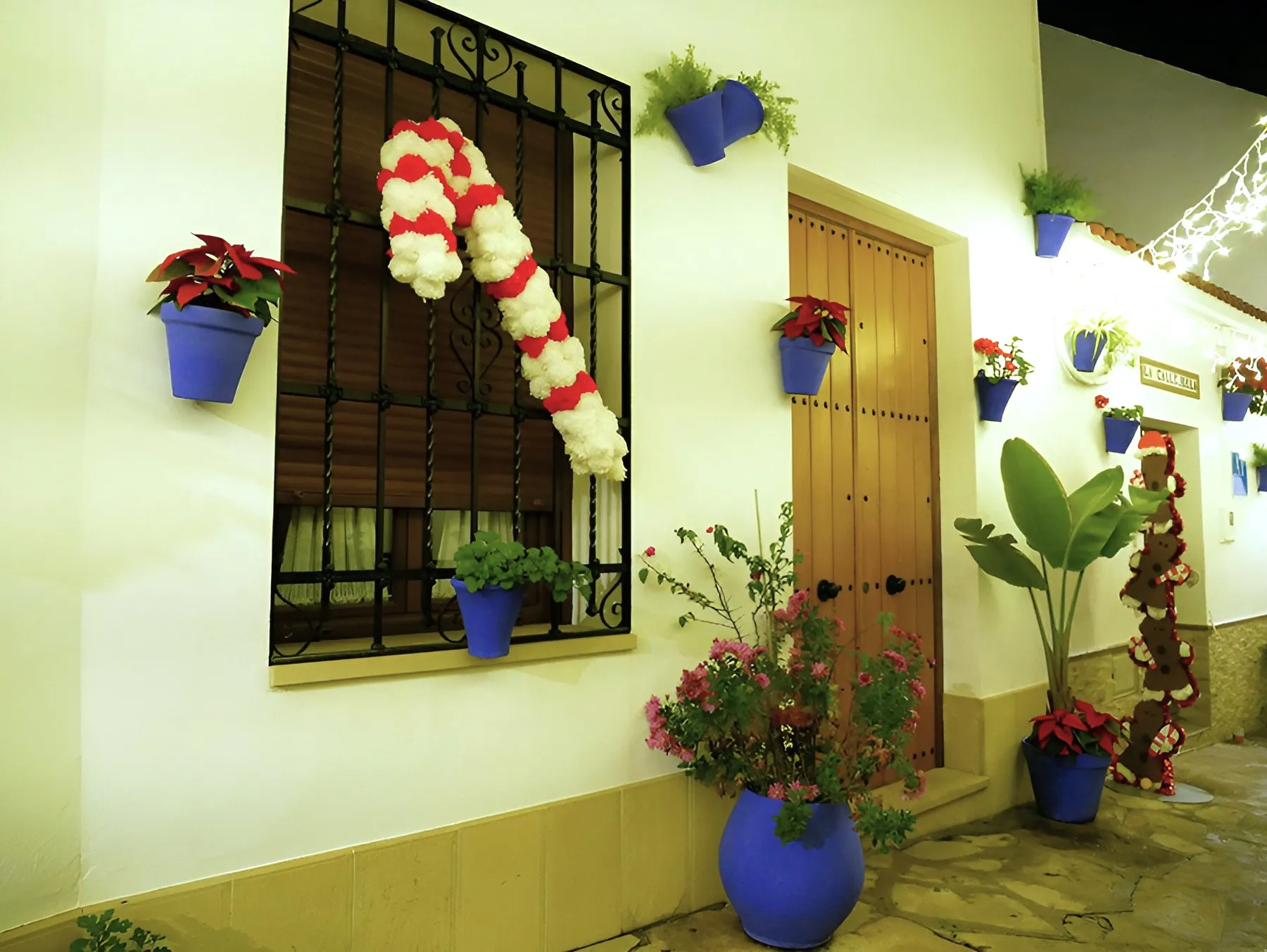 Decoración navideña en Cañete de las Torres