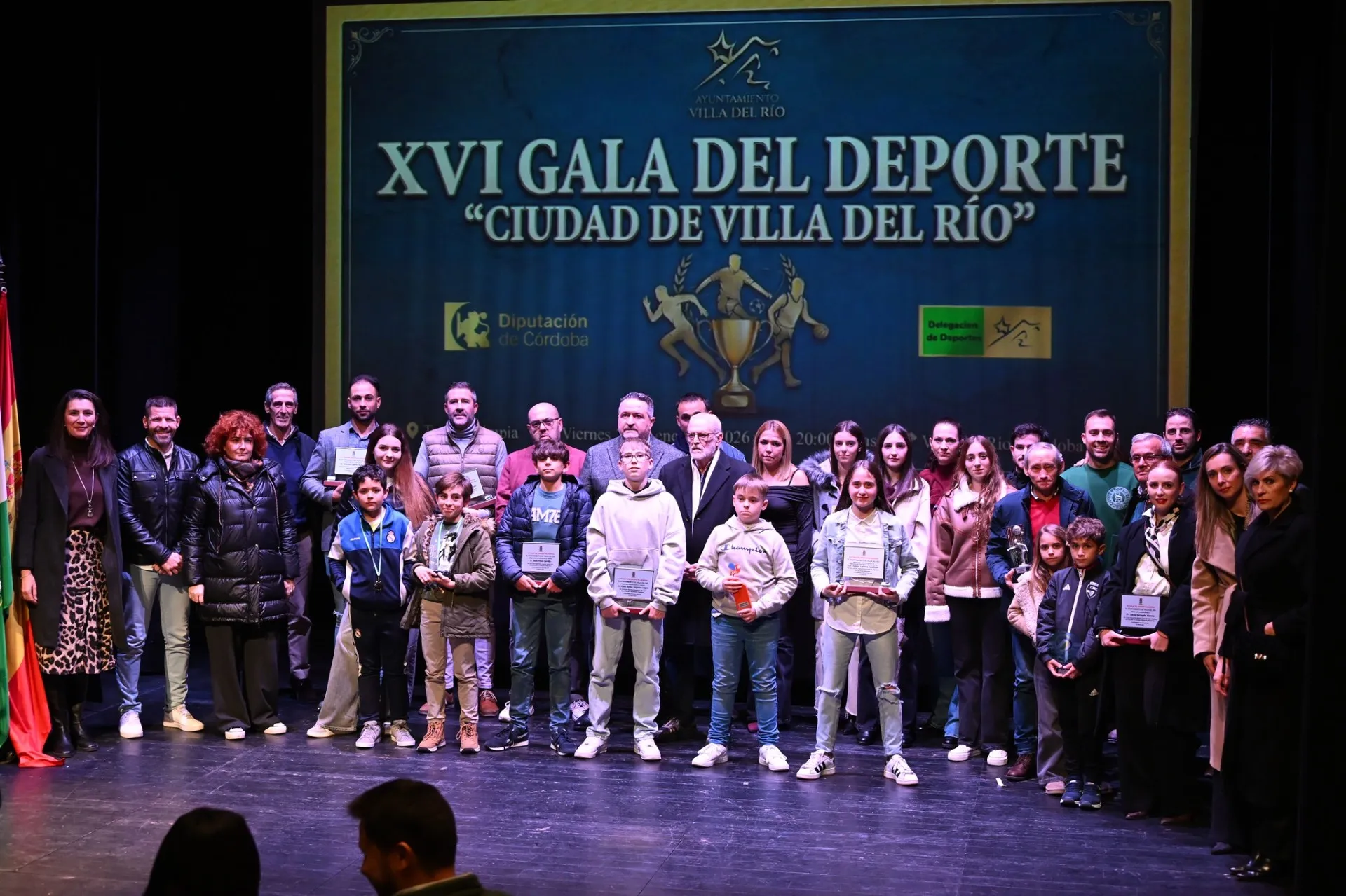 Premiados en la Gala del Deporte de Villa del Río 2025 Premiados en la Gala del Deporte de Villa del Río 2025