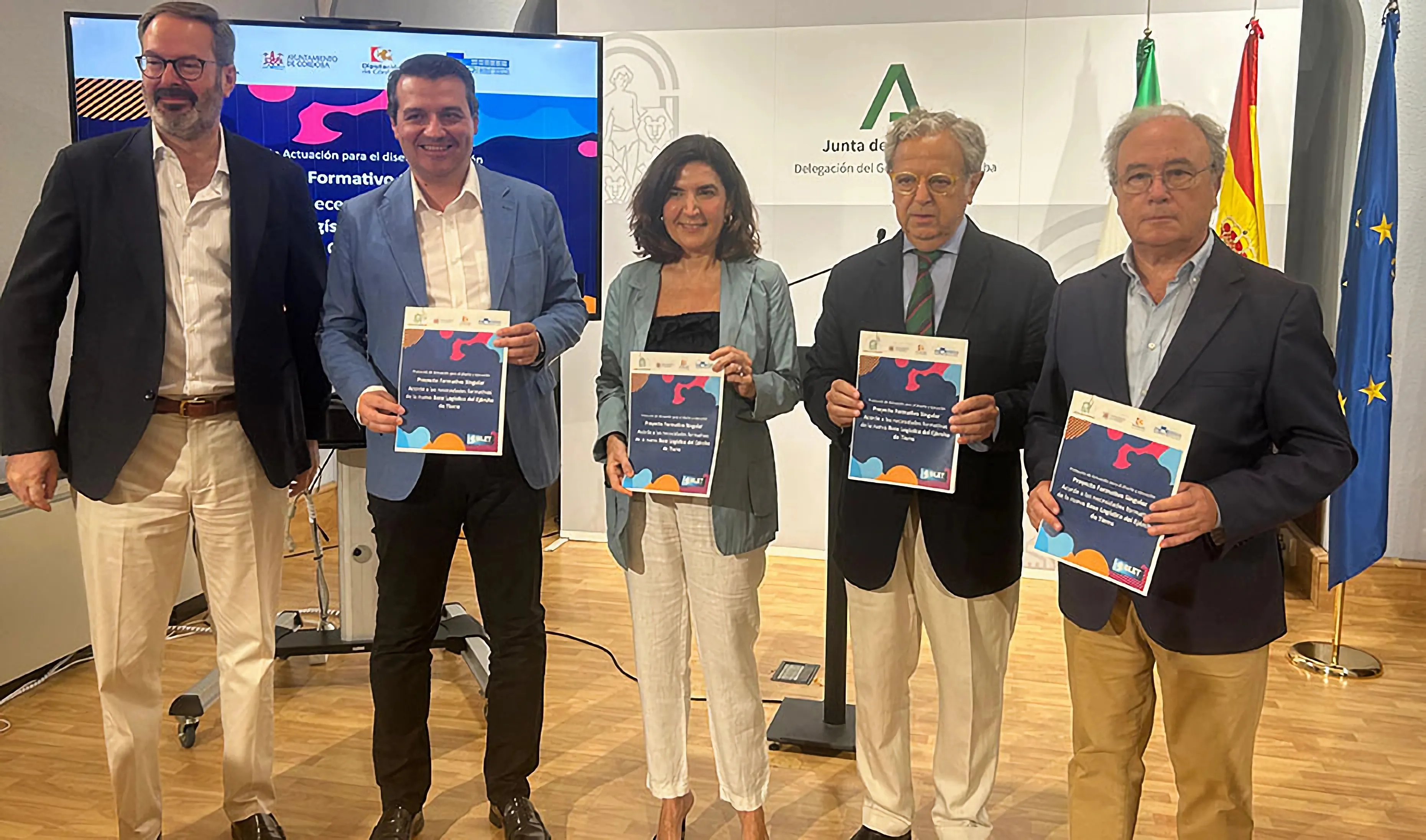 Presentación del protocolo para el proyecto singular de formación para la BLET. Foto: Junta de Andalucía