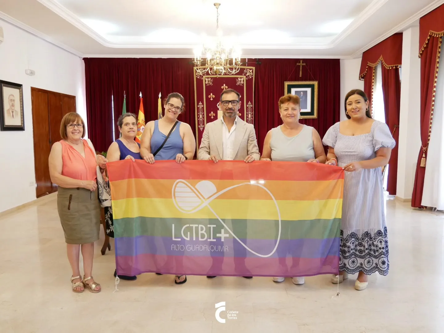 Actos del Orgullo LGTBIQ+ en Cañete de las Torres. Foto: Ayuntamiento de Cañete de las Torres