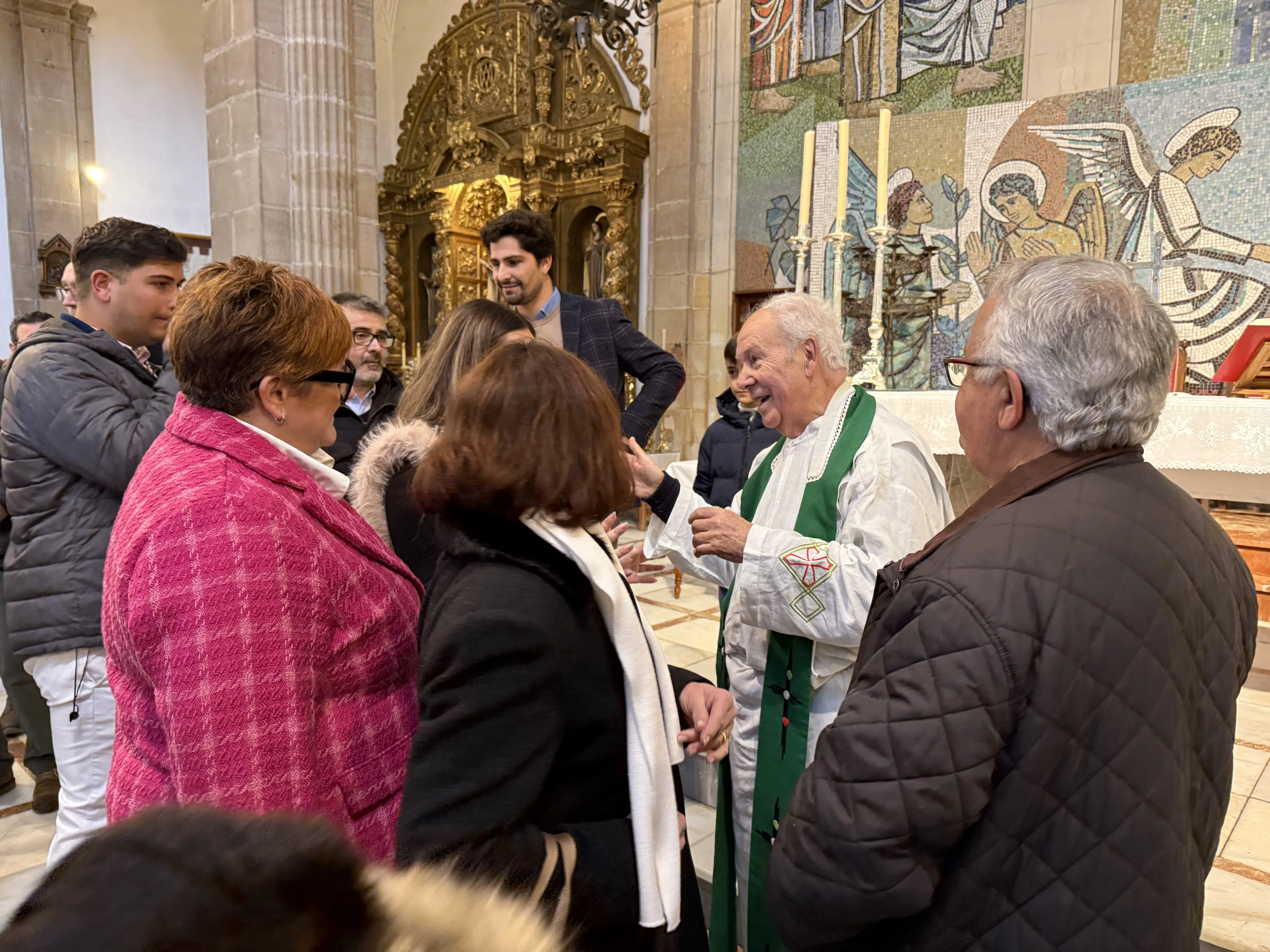 Homenaje al párroco Manuel Tirado
