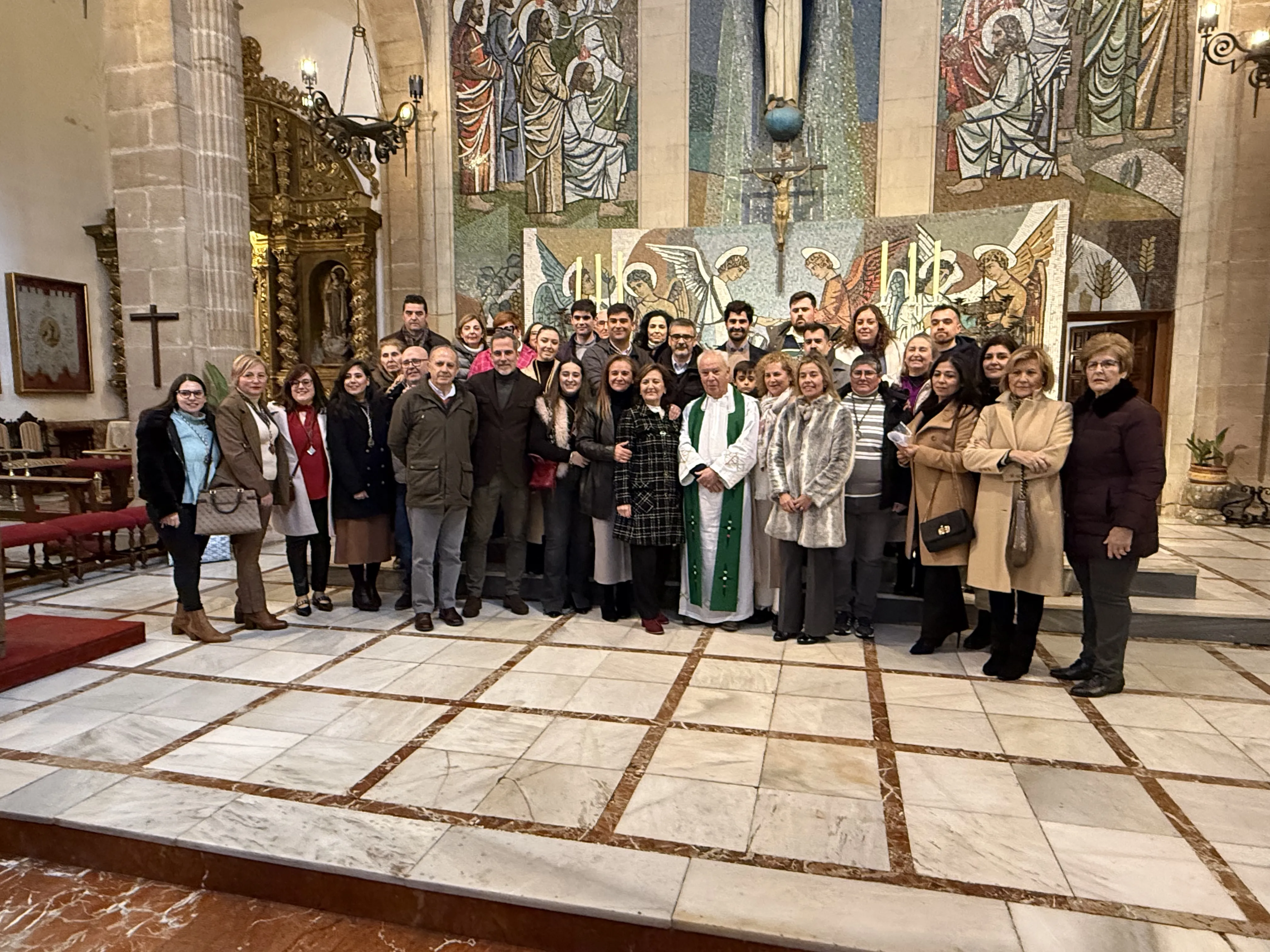 Homenaje al párroco Manuel Tirado