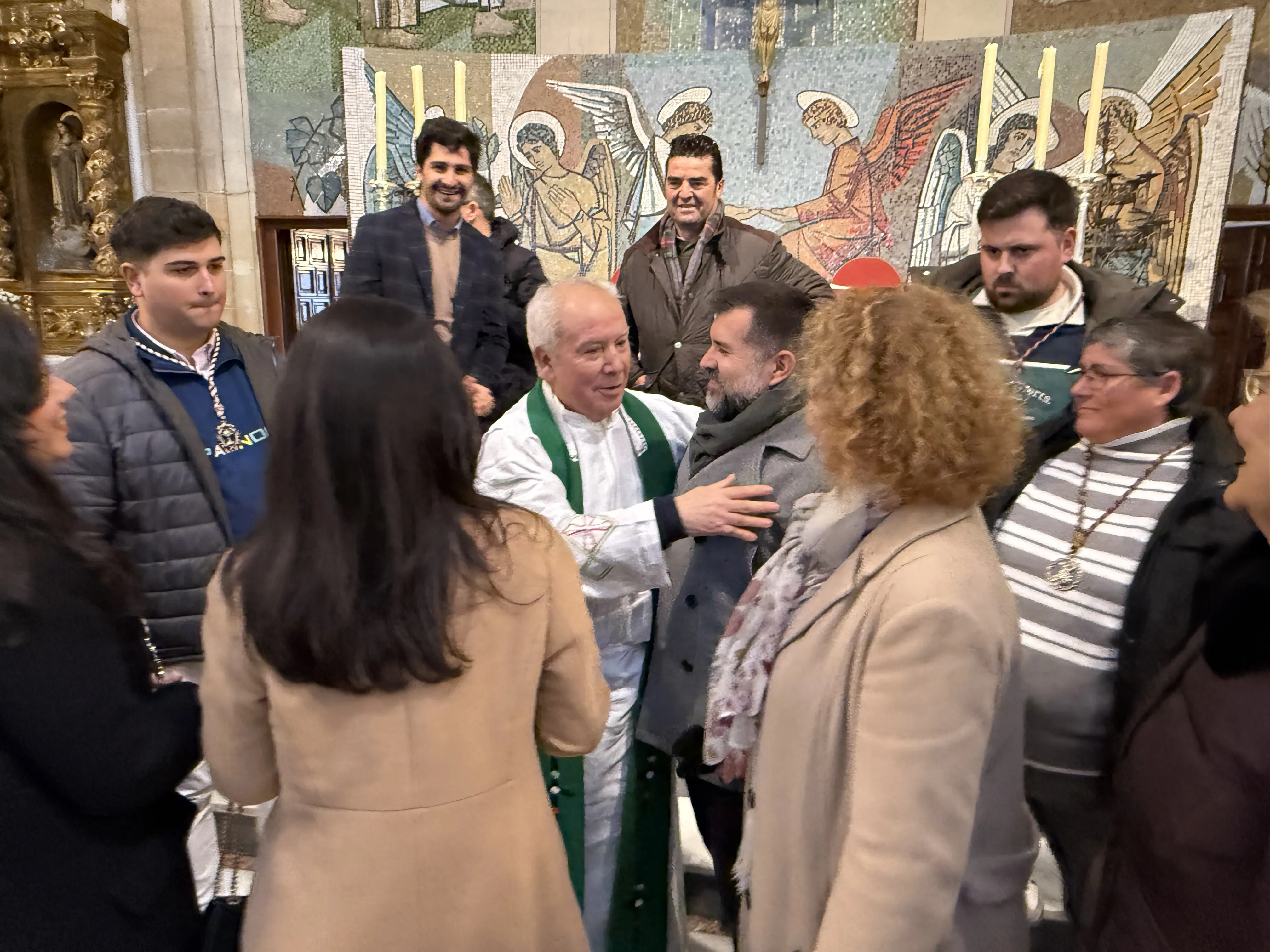 Homenaje al párroco Manuel Tirado