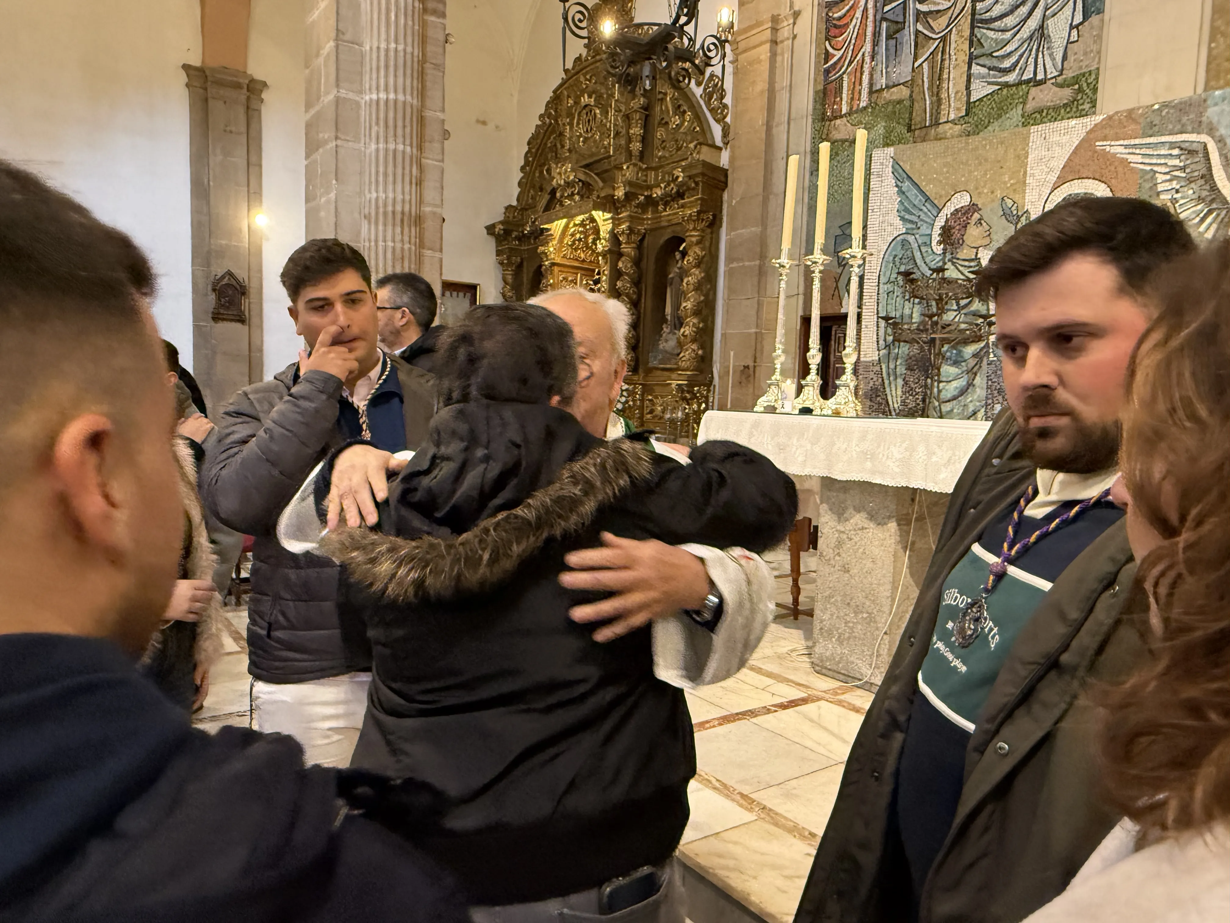 Homenaje al párroco Manuel Tirado
