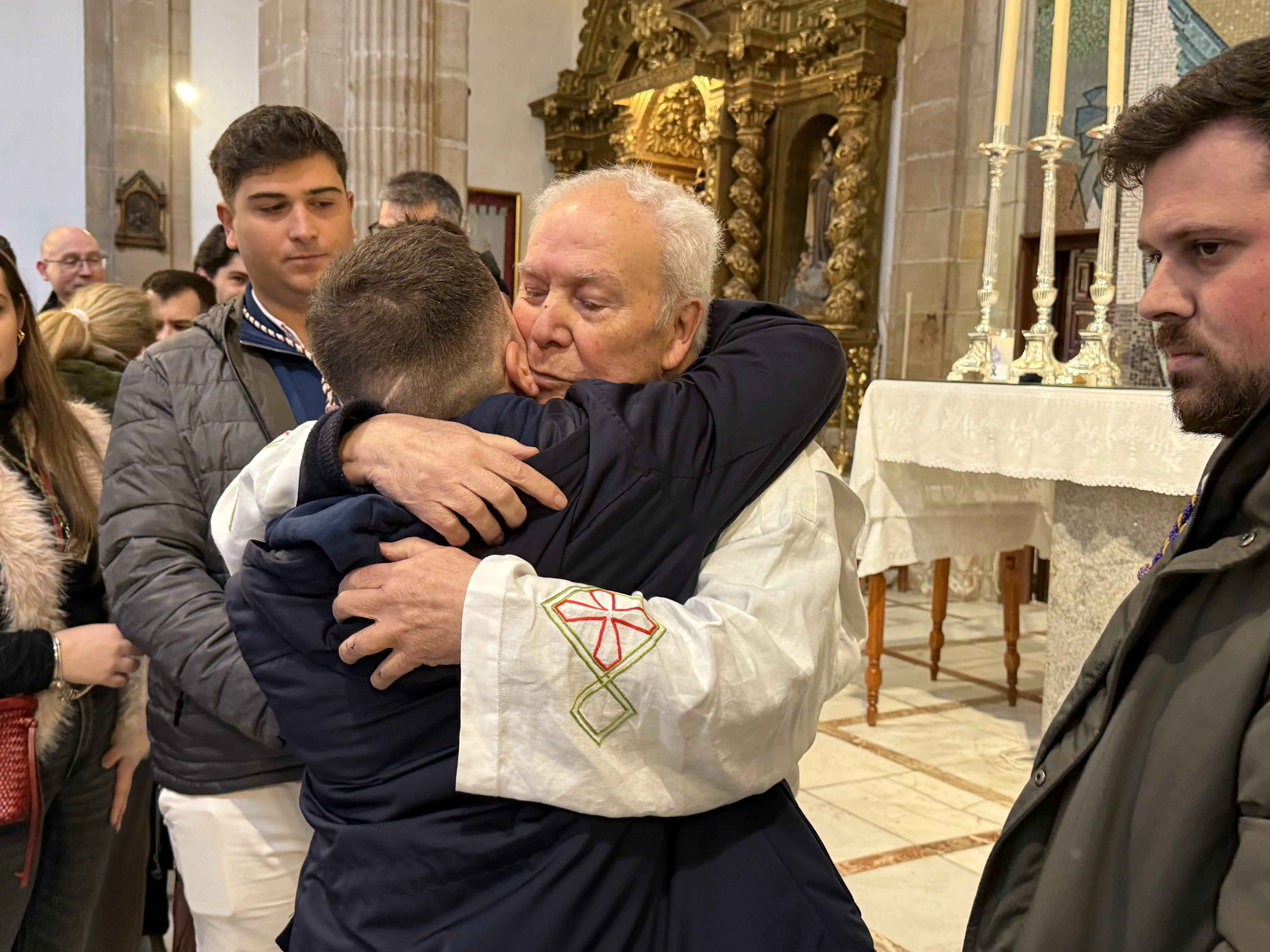 Homenaje al párroco Manuel Tirado