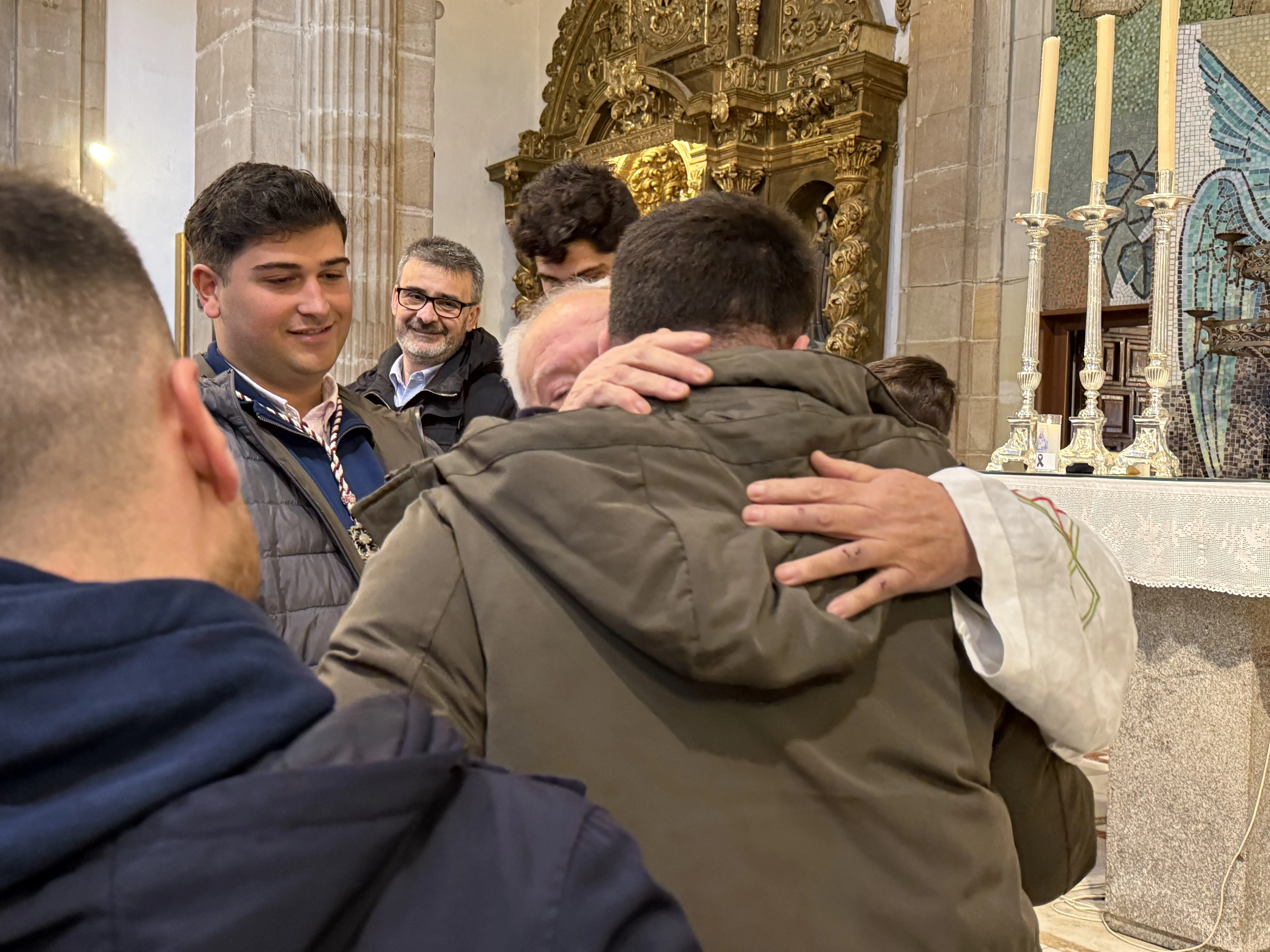 Homenaje al párroco Manuel Tirado