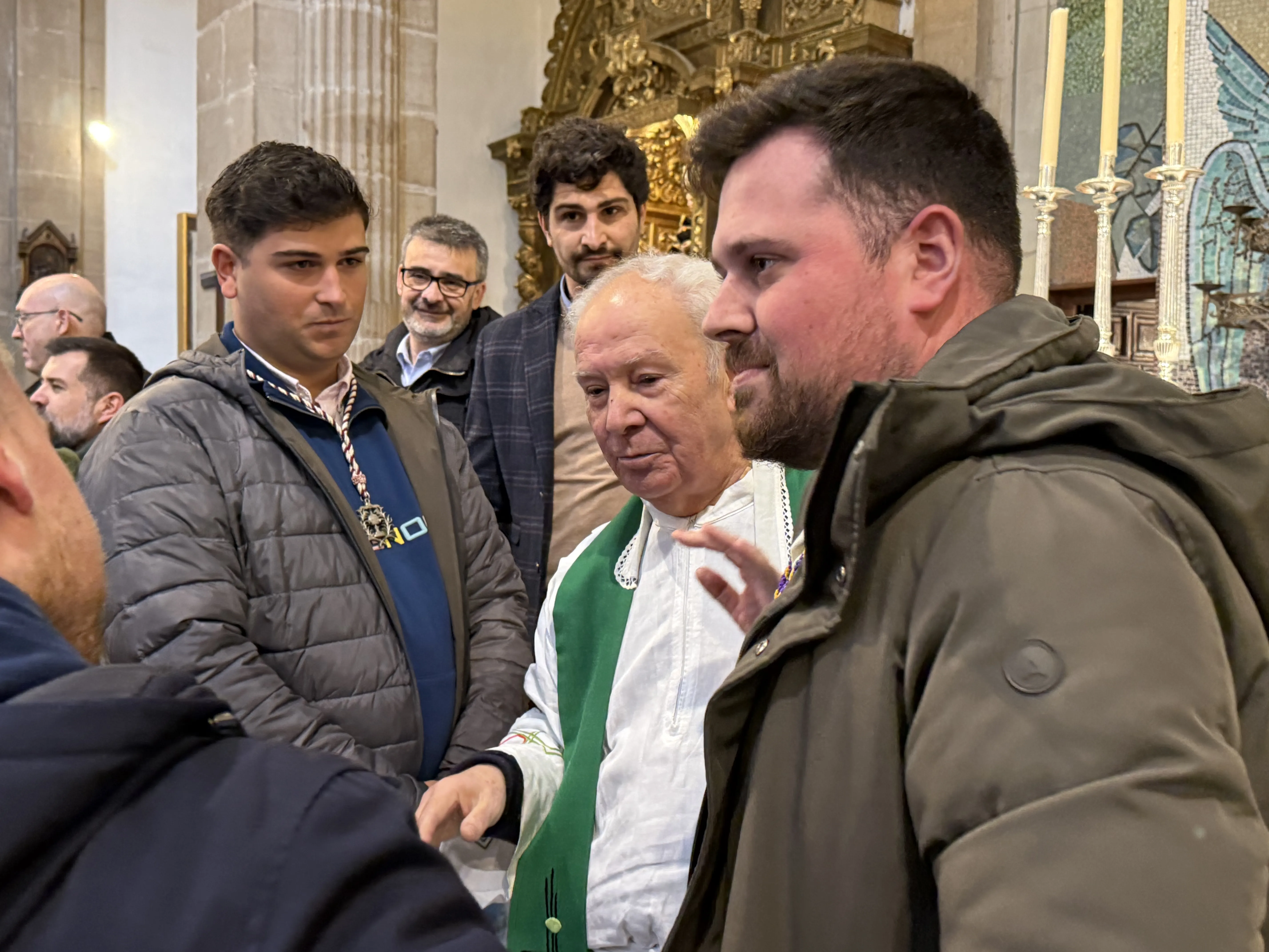 Homenaje al párroco Manuel Tirado
