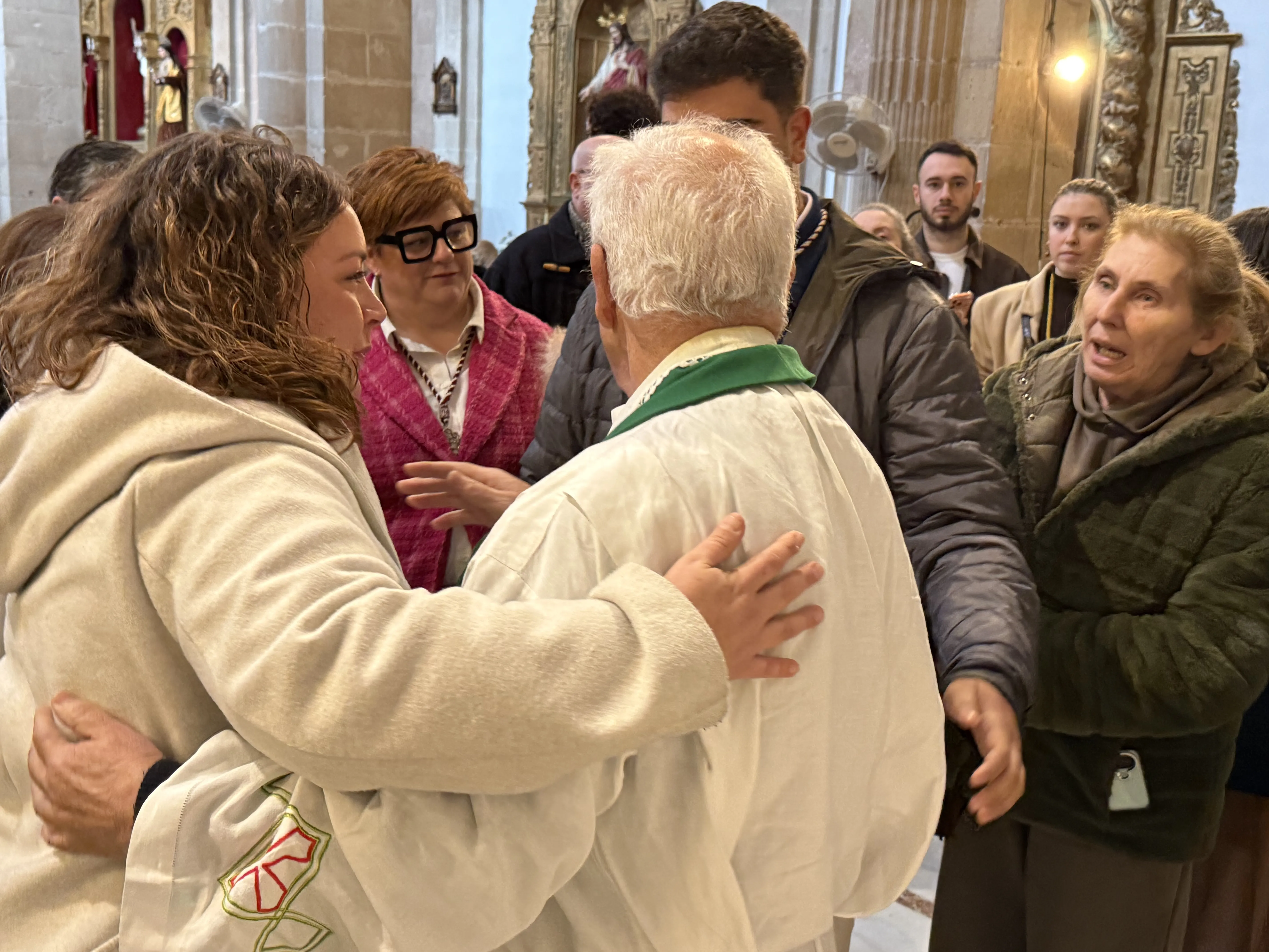 Homenaje al párroco Manuel Tirado