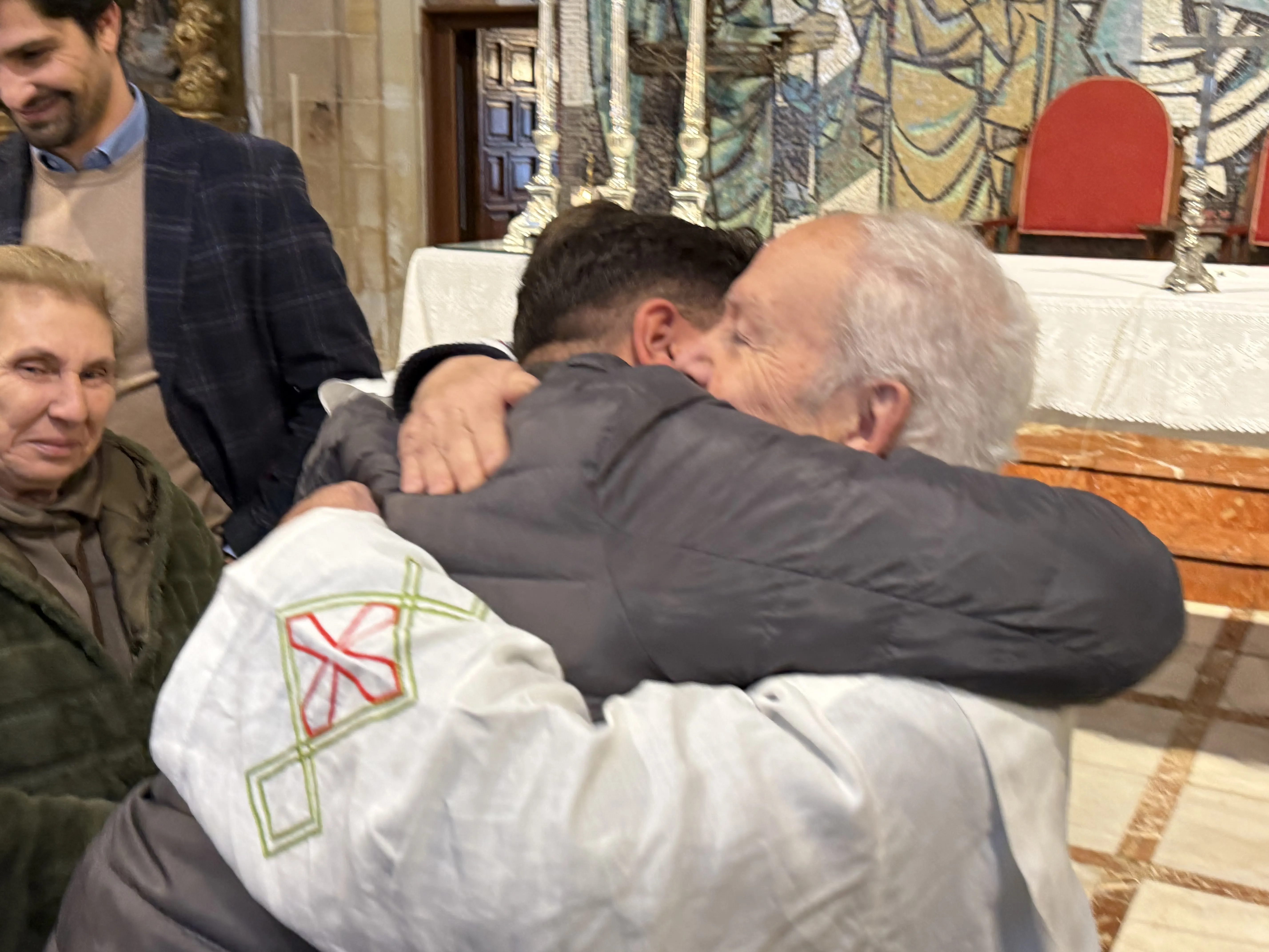 Homenaje al párroco Manuel Tirado