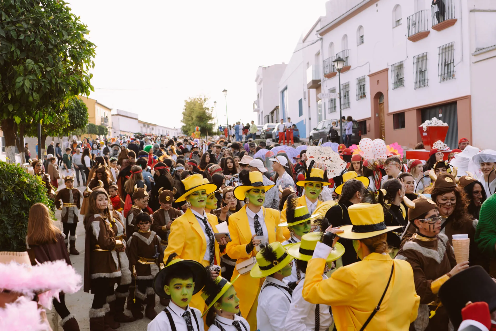 El carnaval se vive intensamente en el Carpio. Foto: Asociación Carnavalesca José Herrera