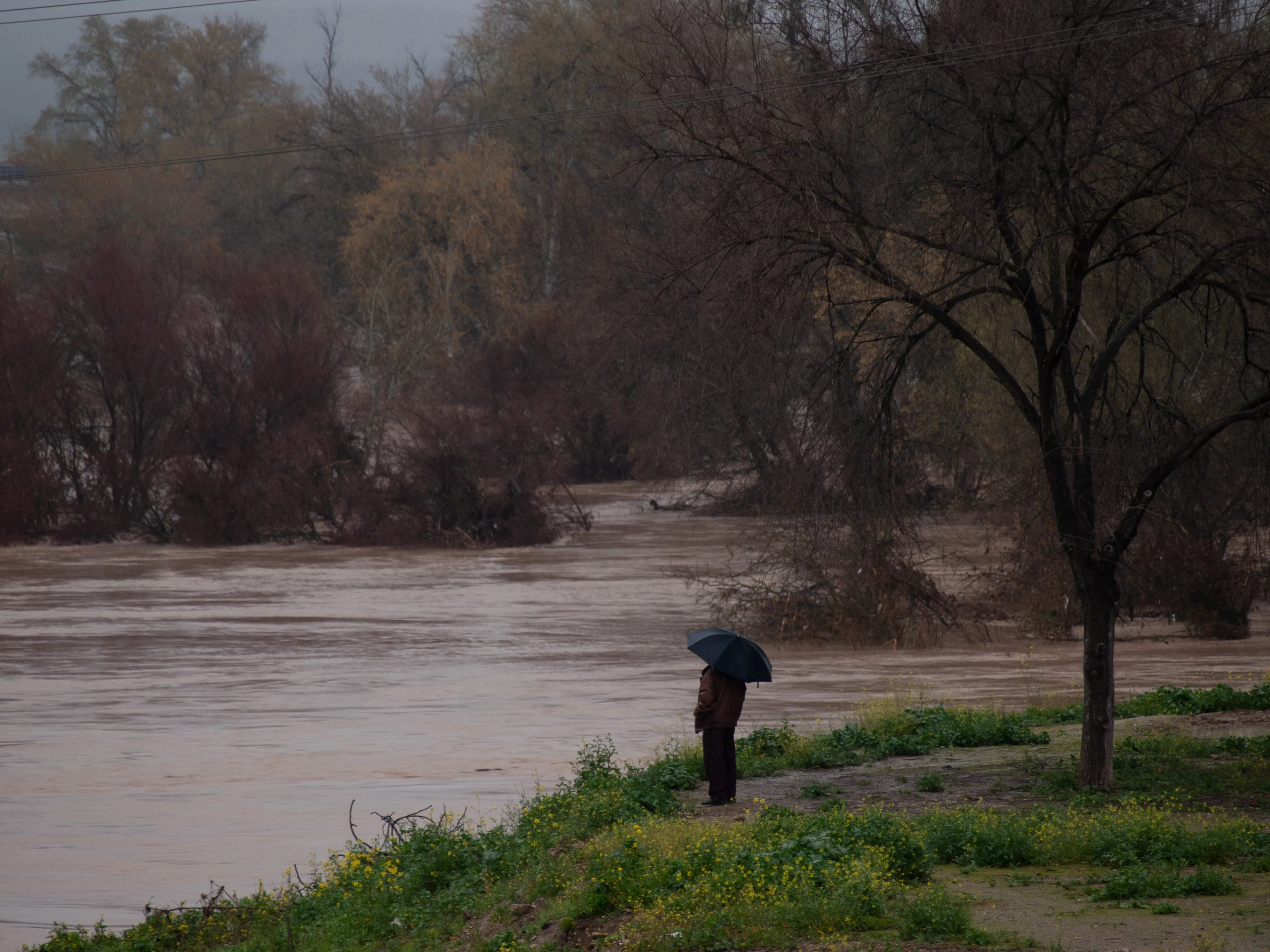 Villa del Río, año 2010. Ribera a su paso tras el Ambulatorio médico. Foto: Óscar H. Falagán