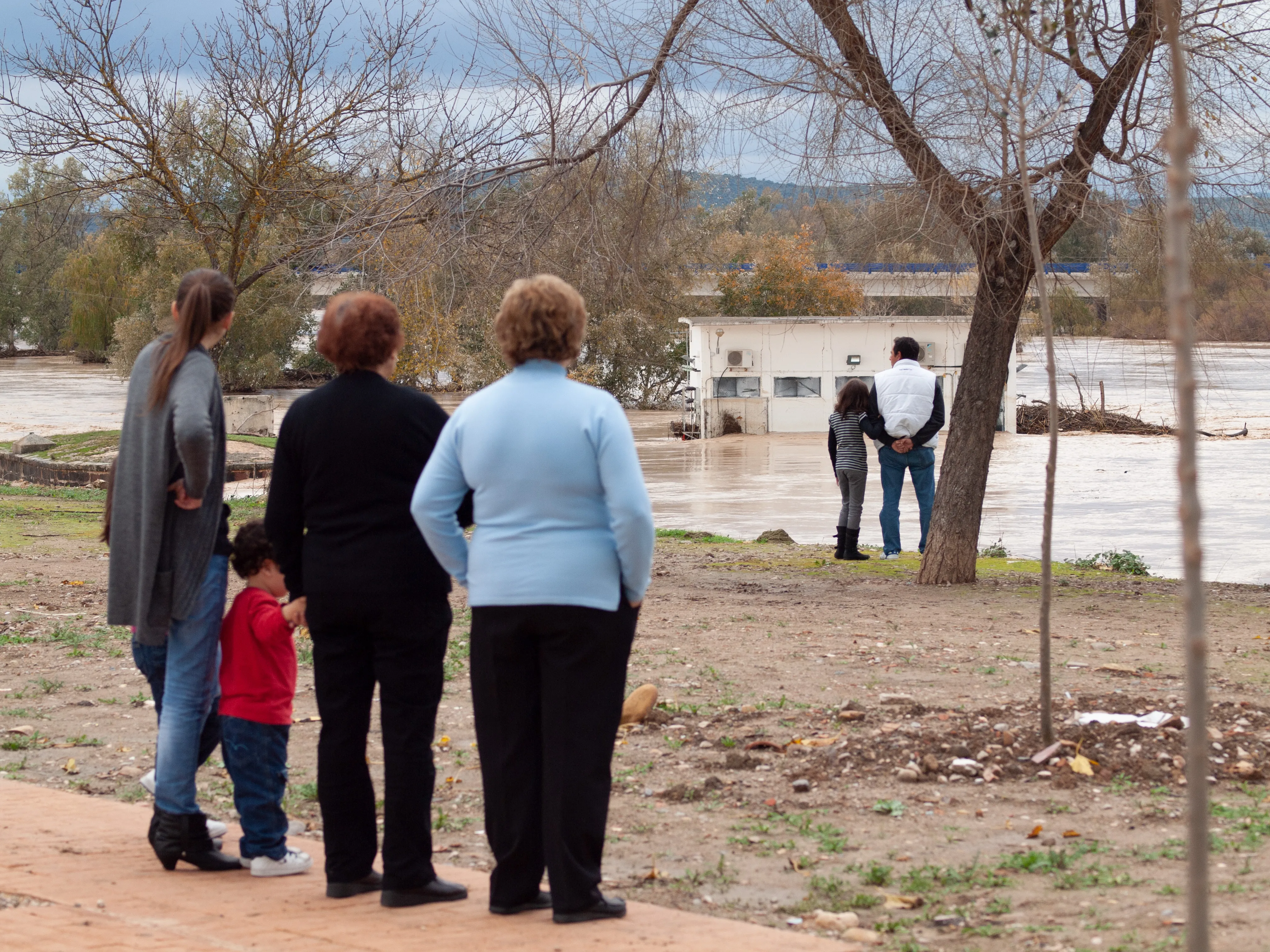 Villa del Río, año 2010. Ribera a su paso por la Aceña. Foto: Óscar H. Falagán