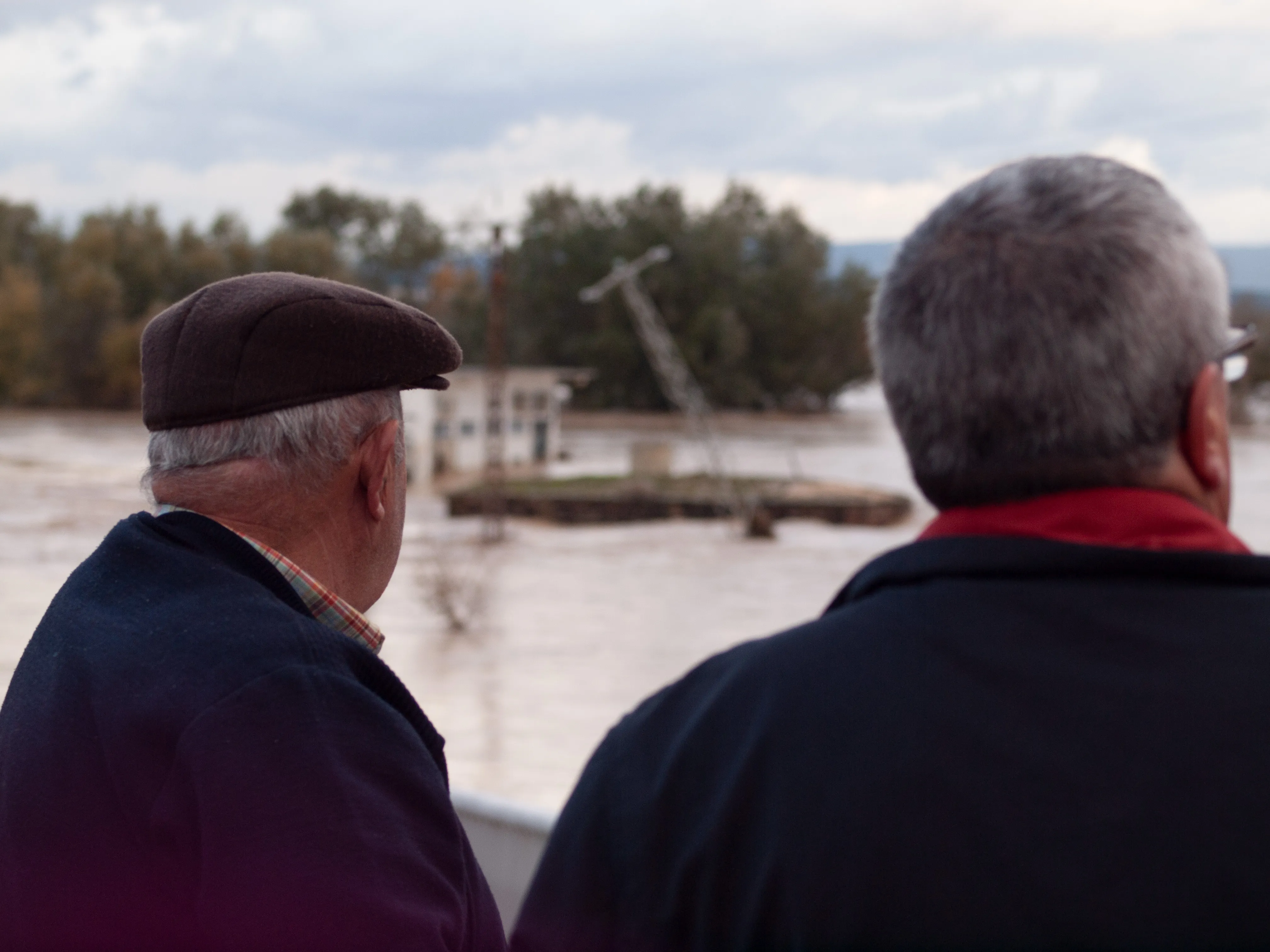 Villa del Río, año 2010. Ribera a su paso por la Aceña. Foto: Óscar H. Falagán