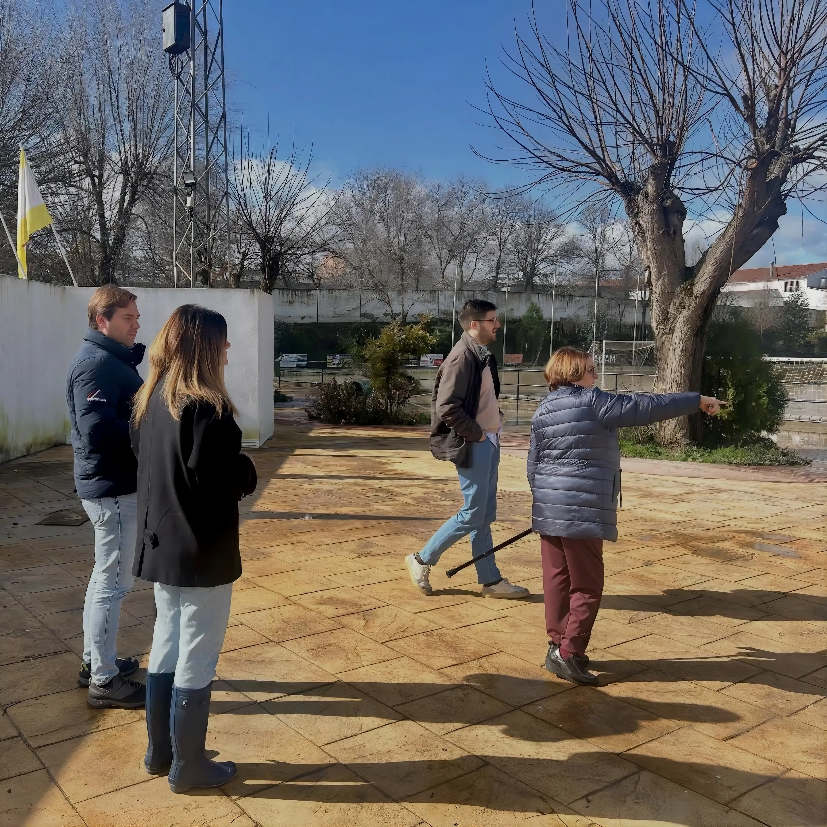 Visita institucional del parlamentario andaluz Antonio Repullo a la localidad de El Carpio