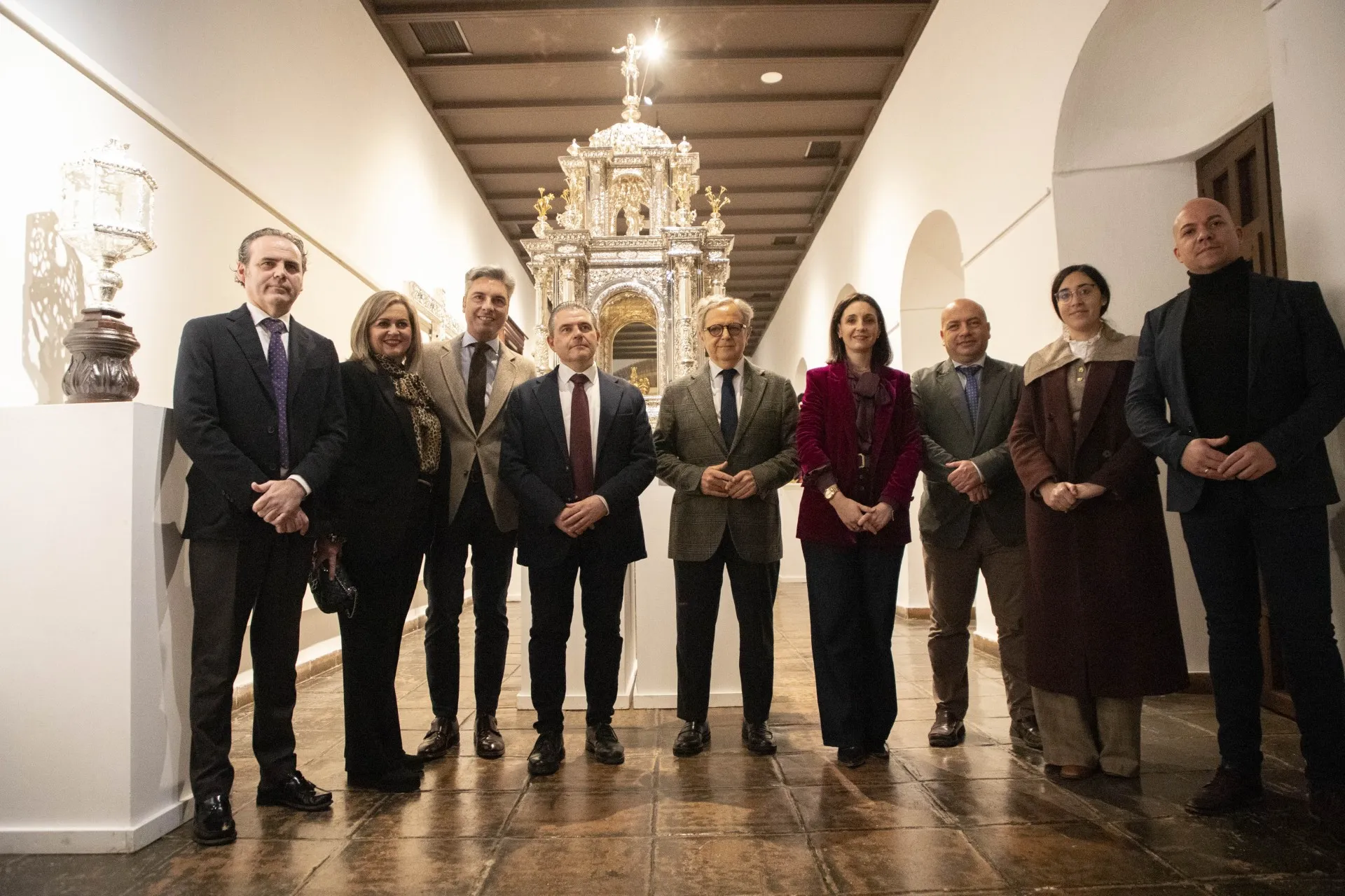 Inauguarción de la exposición ‘El legado de la Fe. Restauración del Patrimonio Cofrade Provincial’. Foto: Diputación de Córdoba