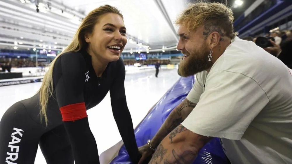 Jake Paul yJutta Leerdam. Foto: Mediatiko