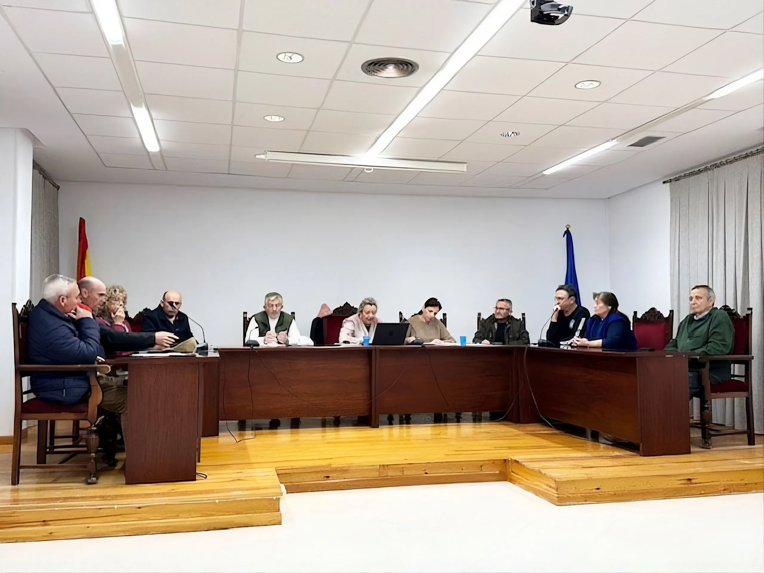 Imagen de un pleno de Lopera. Foto: Antonio Marín