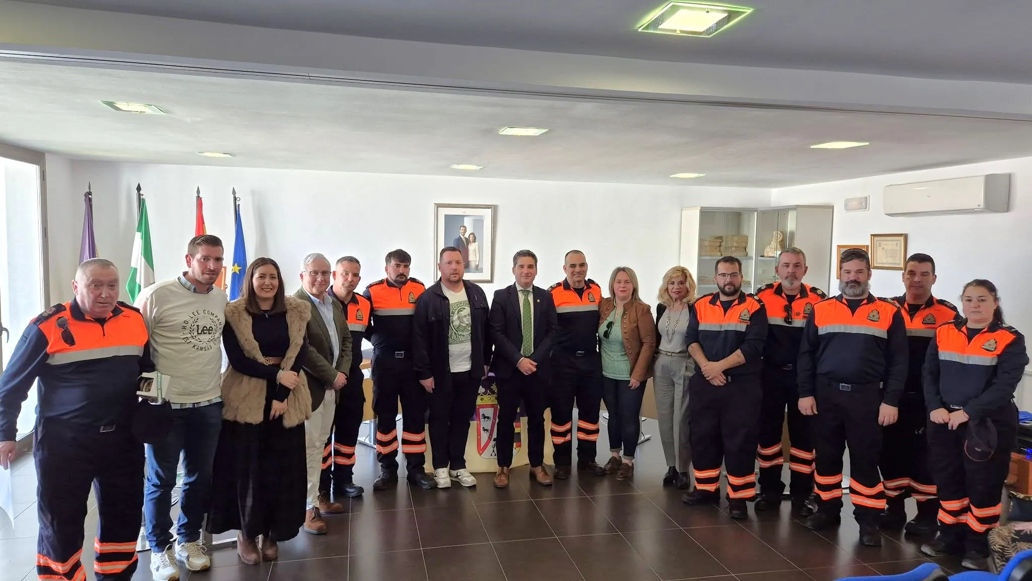 Protección Civil de Pedro Abad fue homenajeada en el consistorio de la localidad