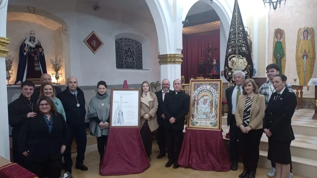 Presentación del Cartel de Semana Santa de Peñarroya-Pueblonuevo. Foto: Ayuntamiento de Peñarroya-Pueblonuevo