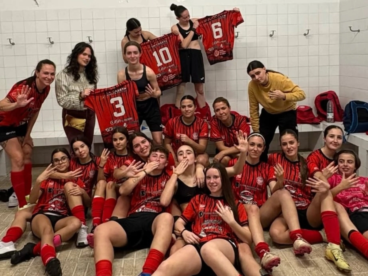 El Atlético Montoreño celebrando la victoria. Foto: Atco. Montoreño.