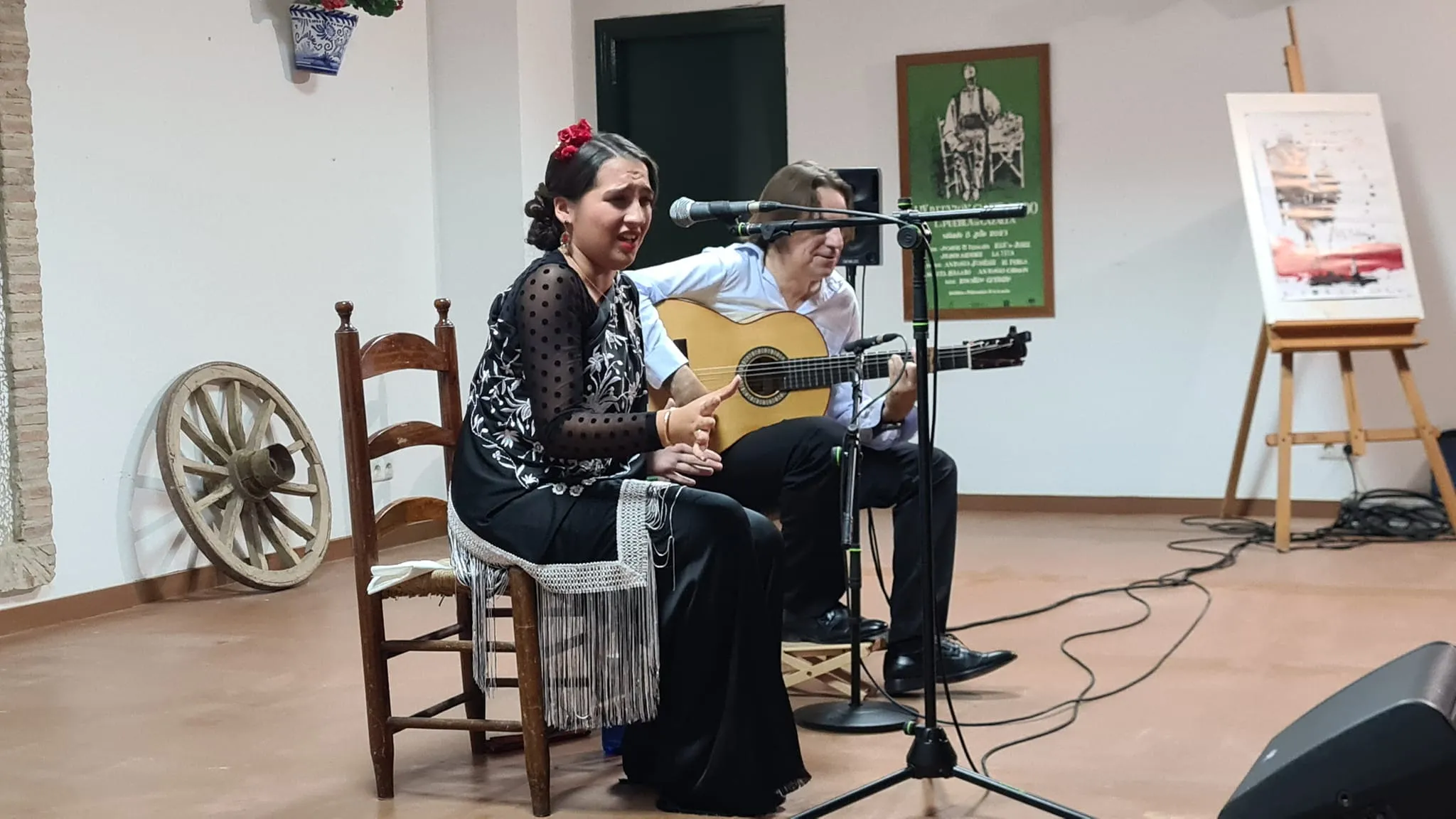 Consuelo Haldón durante una función. Foto: Consuelo Haldón
