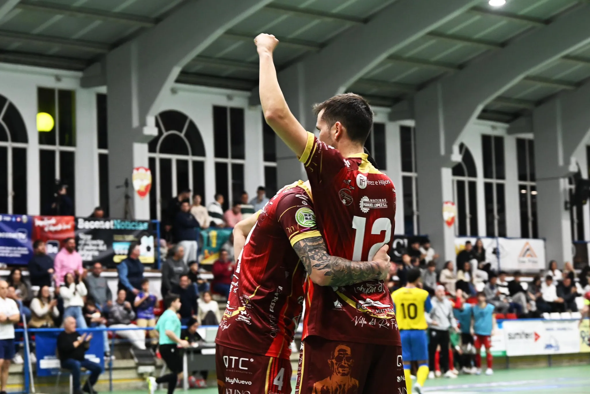 Lance del último partido del Villa del Río Futsal