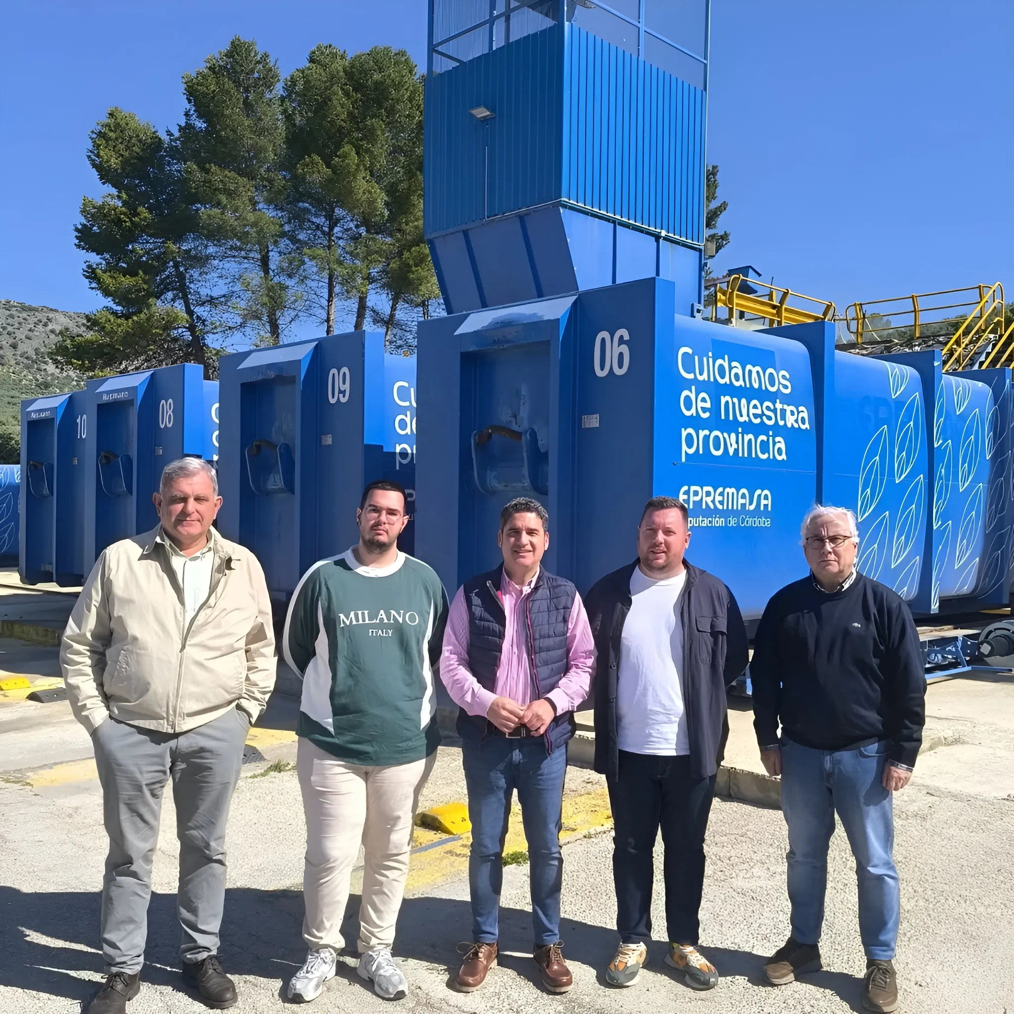 La coorporación municipal de Pedro Abad visitó las instalaciones que hay en Priego de Córdoba