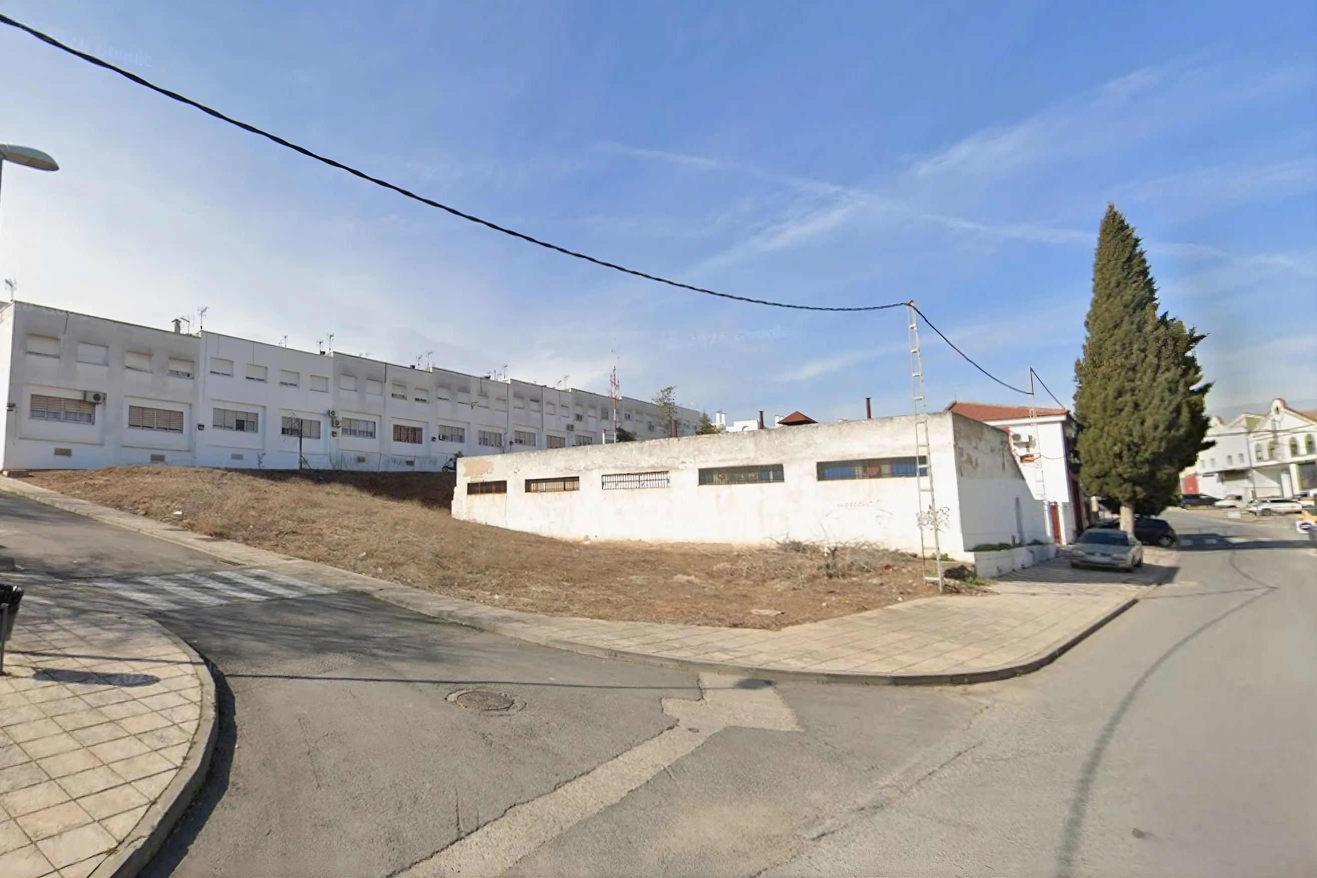 Parcela dónde estará el futuro edificio