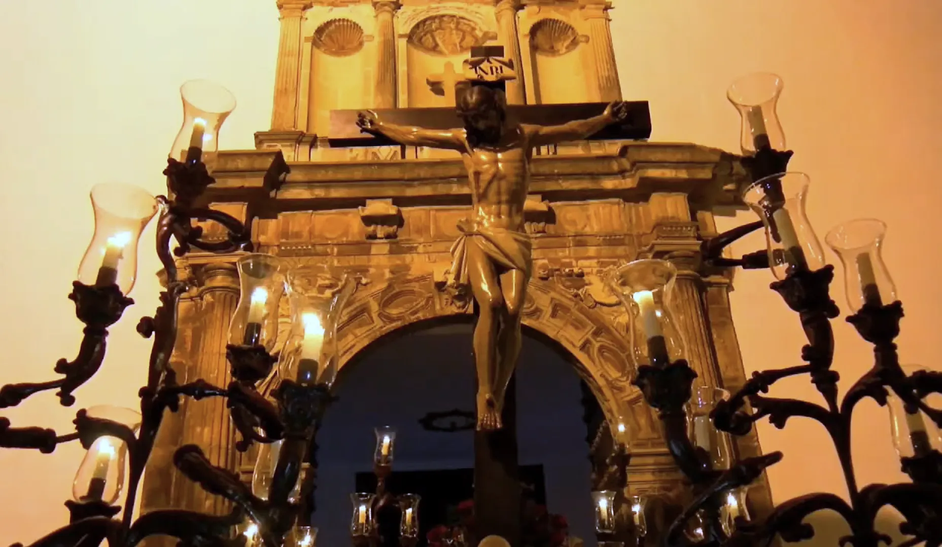 Stmo. Cristo del Calvario de Cañete de las Torres Foto: Beconet TV