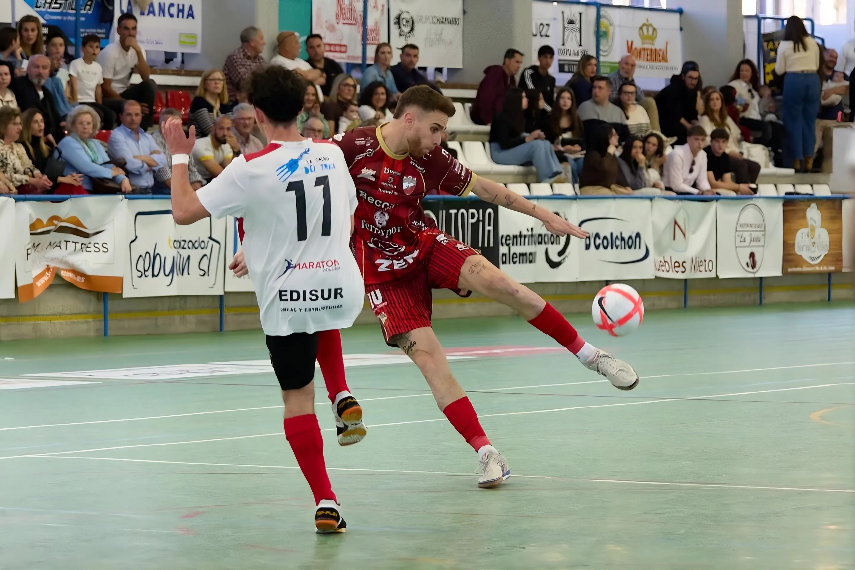 El Villa del Río Futsal venció en su último partido de liga y quiere salir del descenso. Foto: Andrés Tena