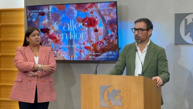 Felix Romero durante la presentación de una nueva edición de 'Calles en Flor' Felix Romero durante la presentación de una nueva edición de 'Calles en Flor'