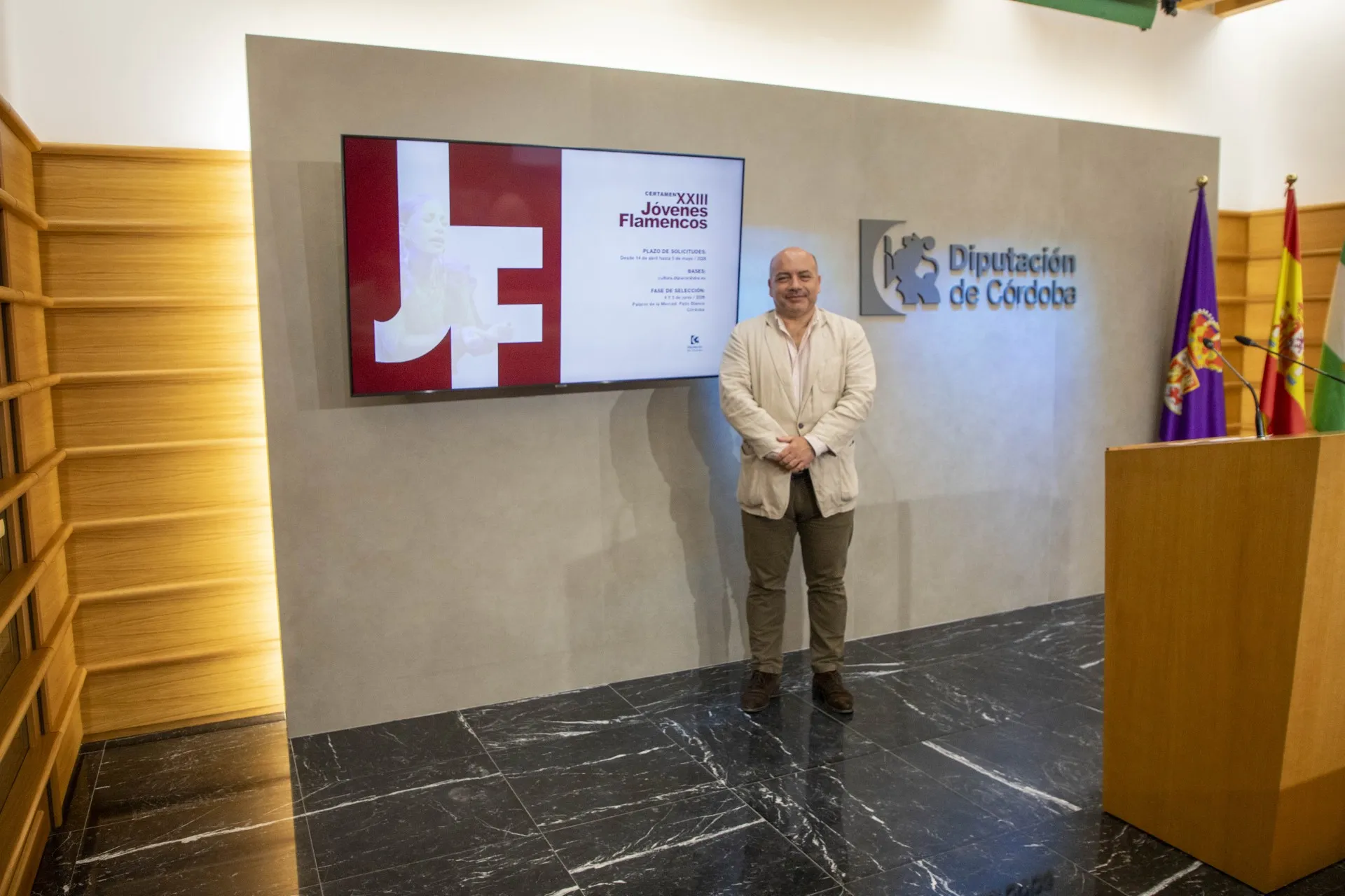 Gabriel Duque, delegado de Cultura. Foto: Diputación de Córdoba