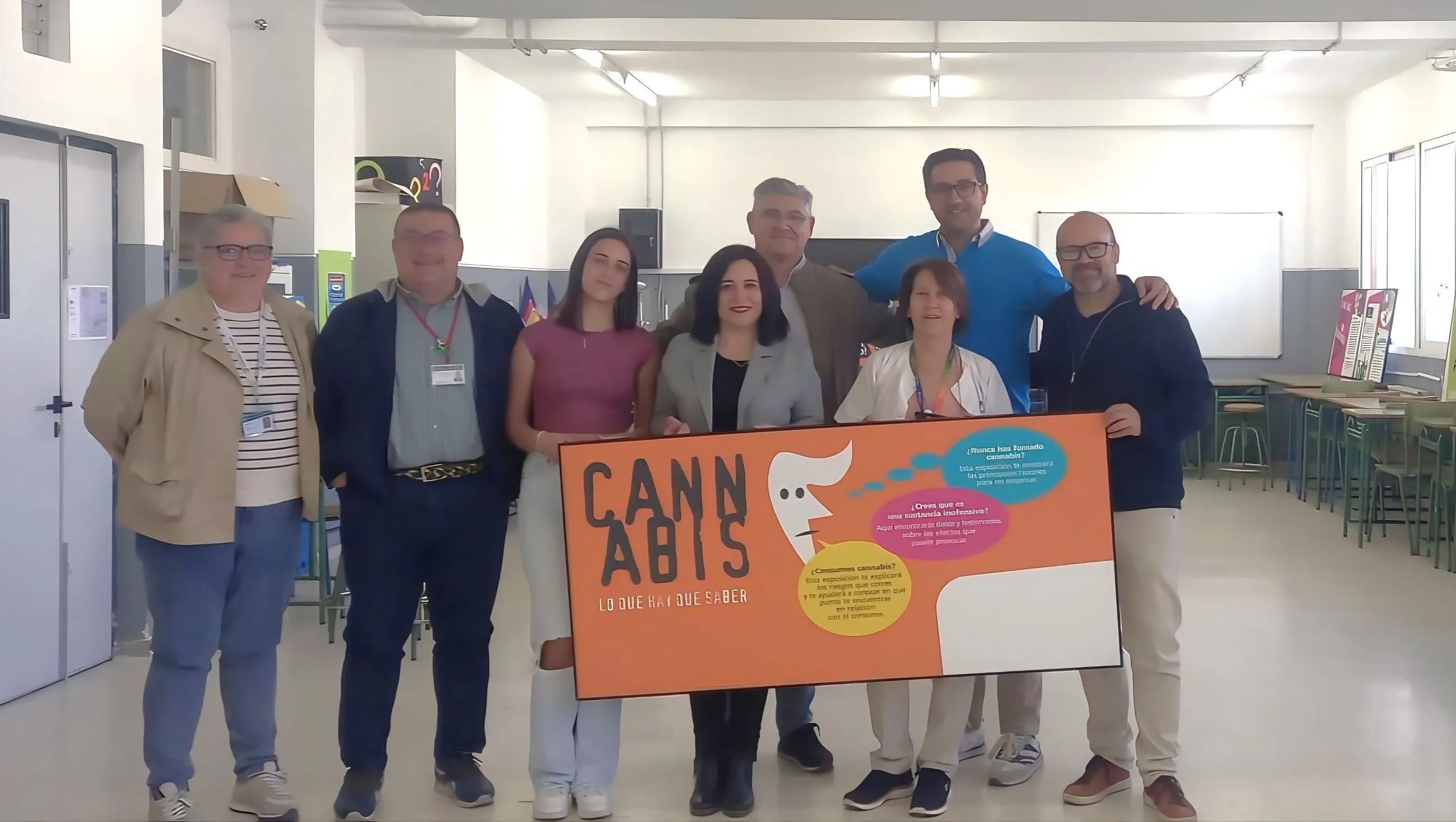 Reunión del equipo de trabajo de la Mancomunidad del Alto Guadalquivir para la prevención de adicciones, con representantes institucionales, sanitarios, educativos y sociales de la comarca.