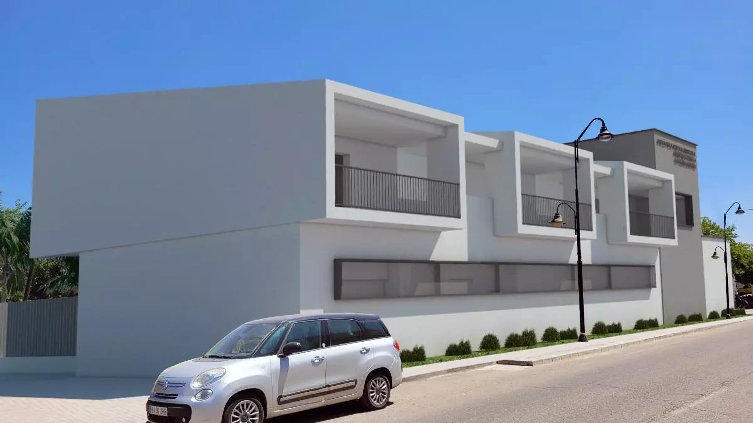 Futura biblioteca de Villa del Río, en una recreación 3D.