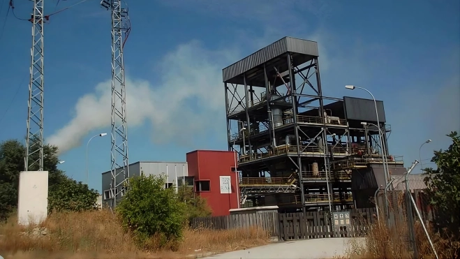 Imagen de la planta de biocombustibles Kurata en Cañete de las Torres, actualmente en proceso de subasta pública.