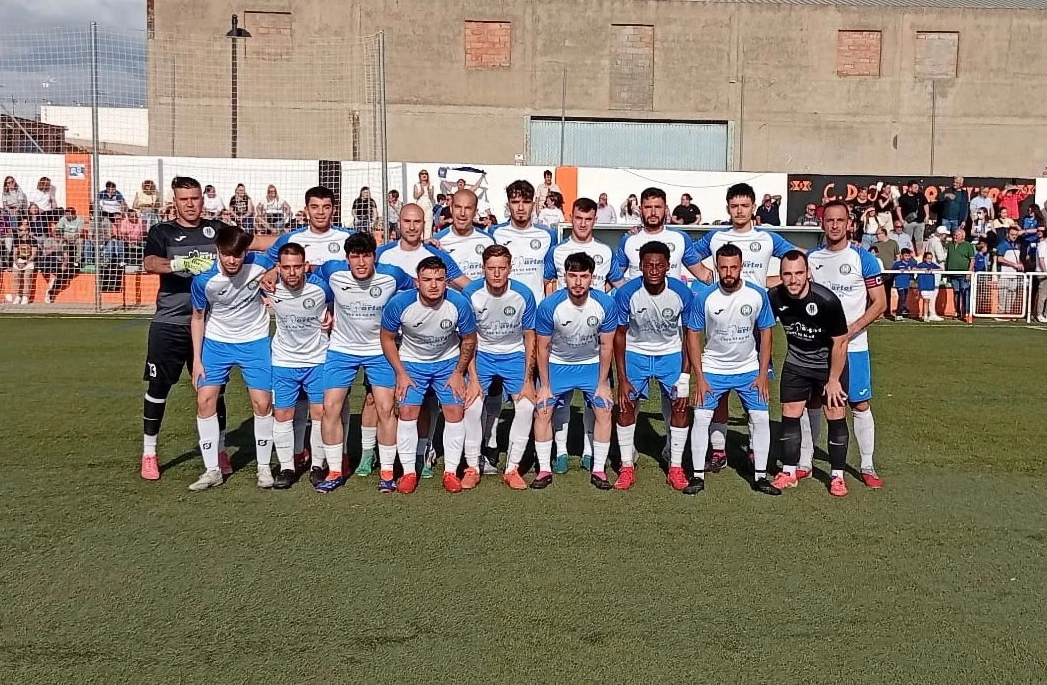 La A.D. Lopera se quedó sin el ascenso tras caer en la vuelta de la final del play-off de ascenso. Foto: A.D. Lopera